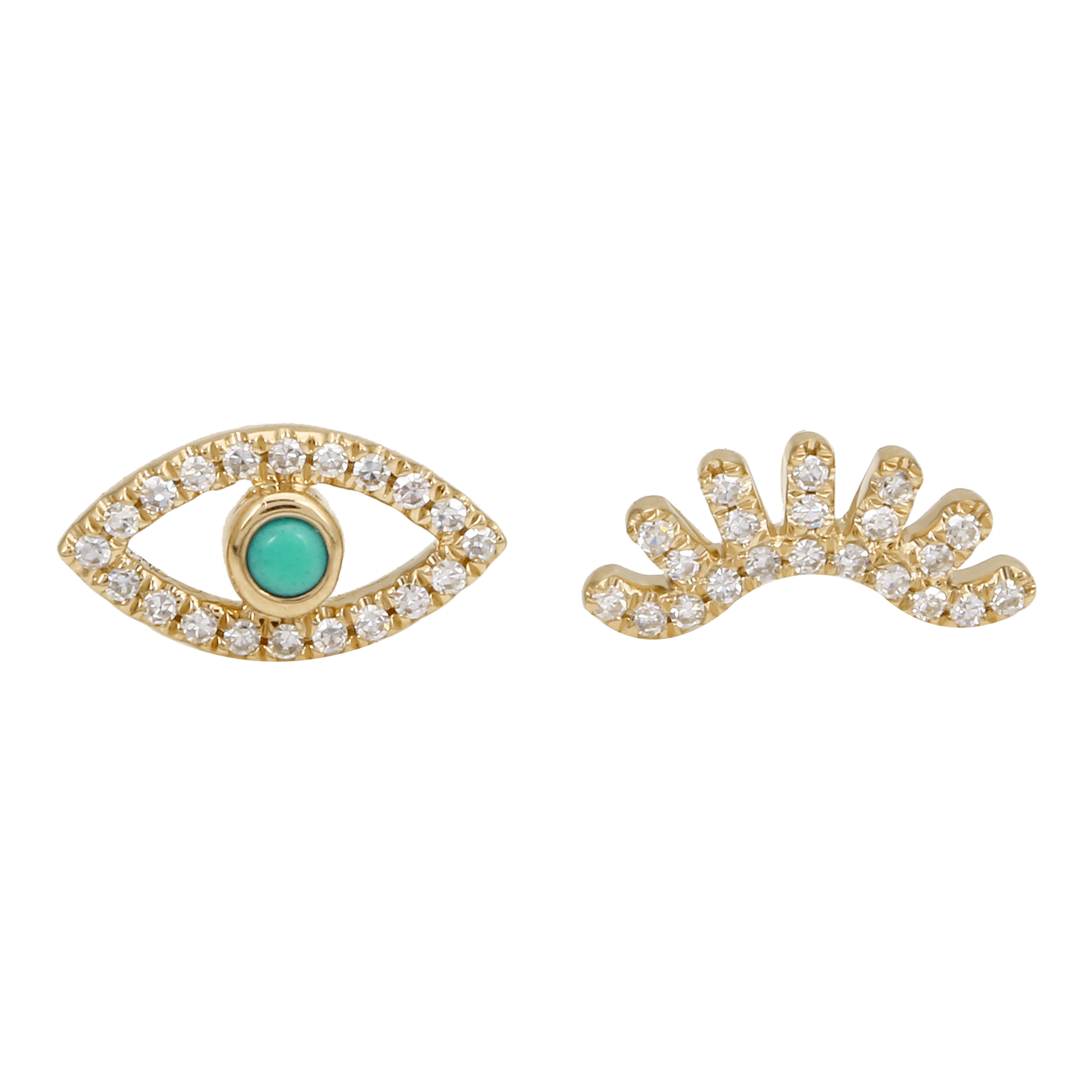 Eye Lash Wink Studs.