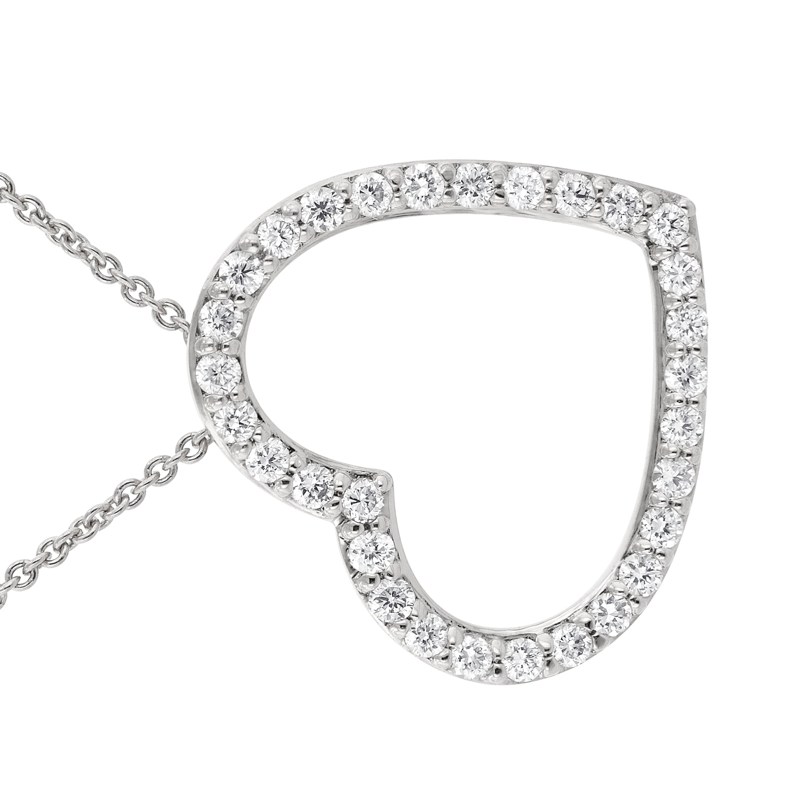 Tilted Heart Pendant.