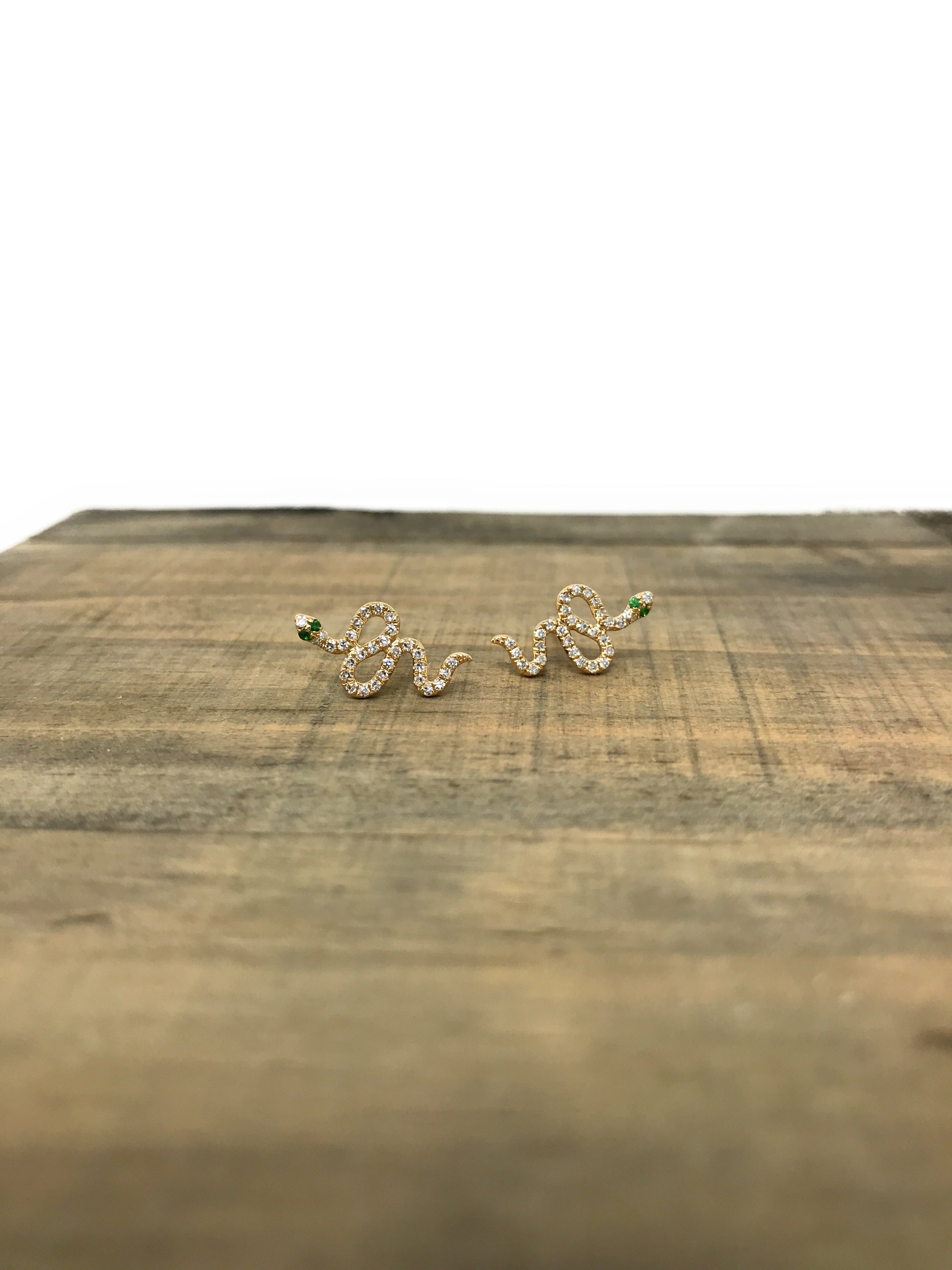 Snake Stud Earrings.