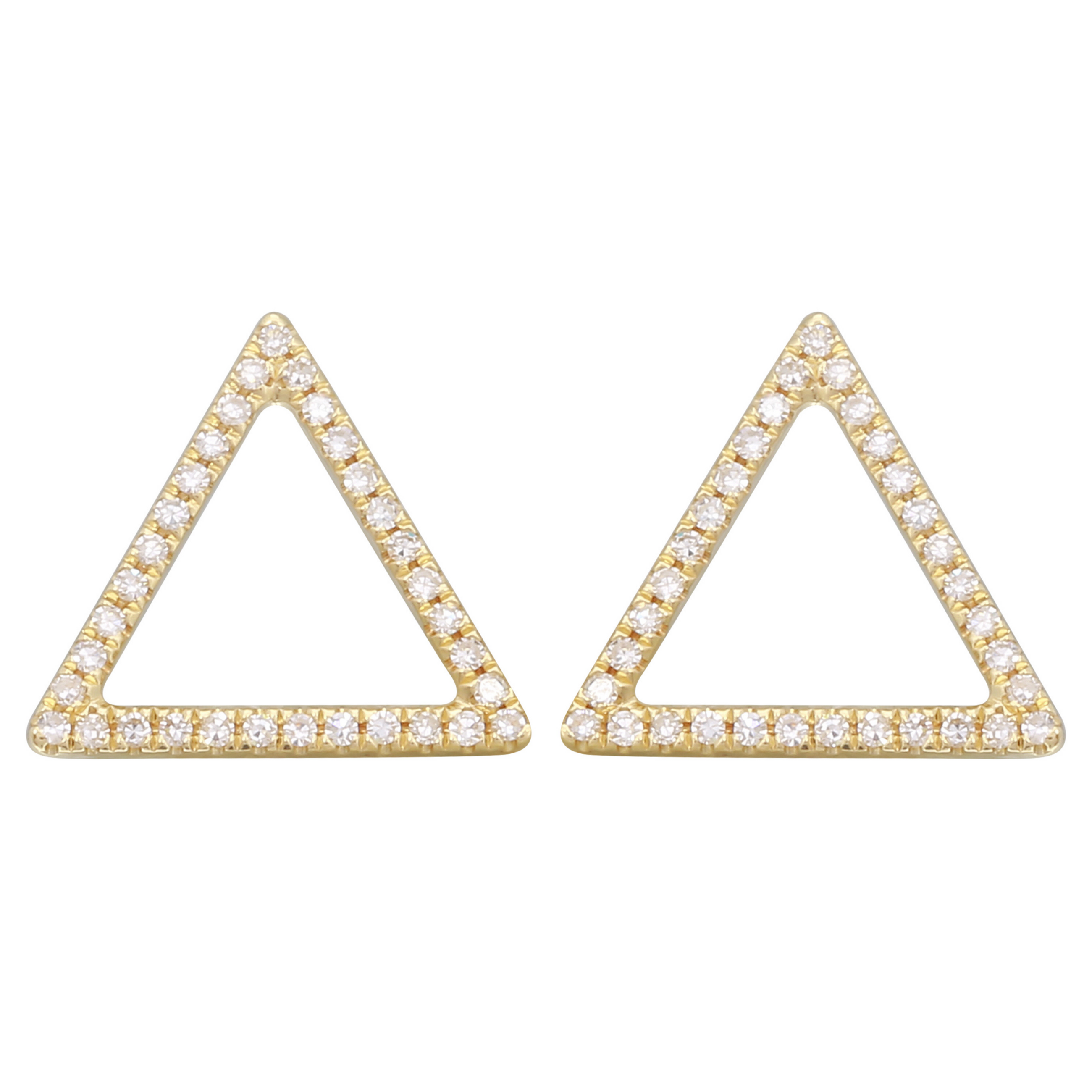 Open Triangle Studs.