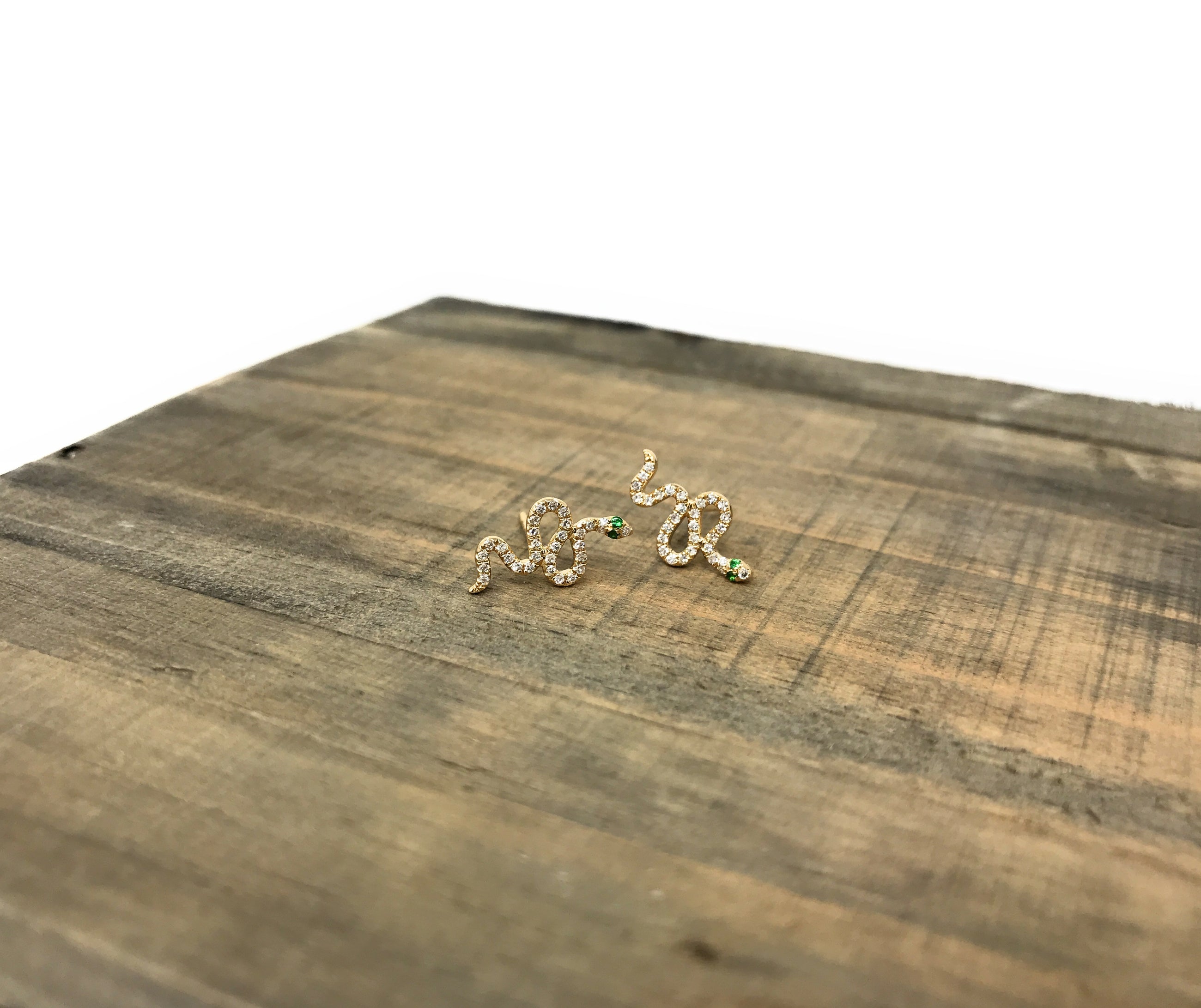 Snake Stud Earrings.