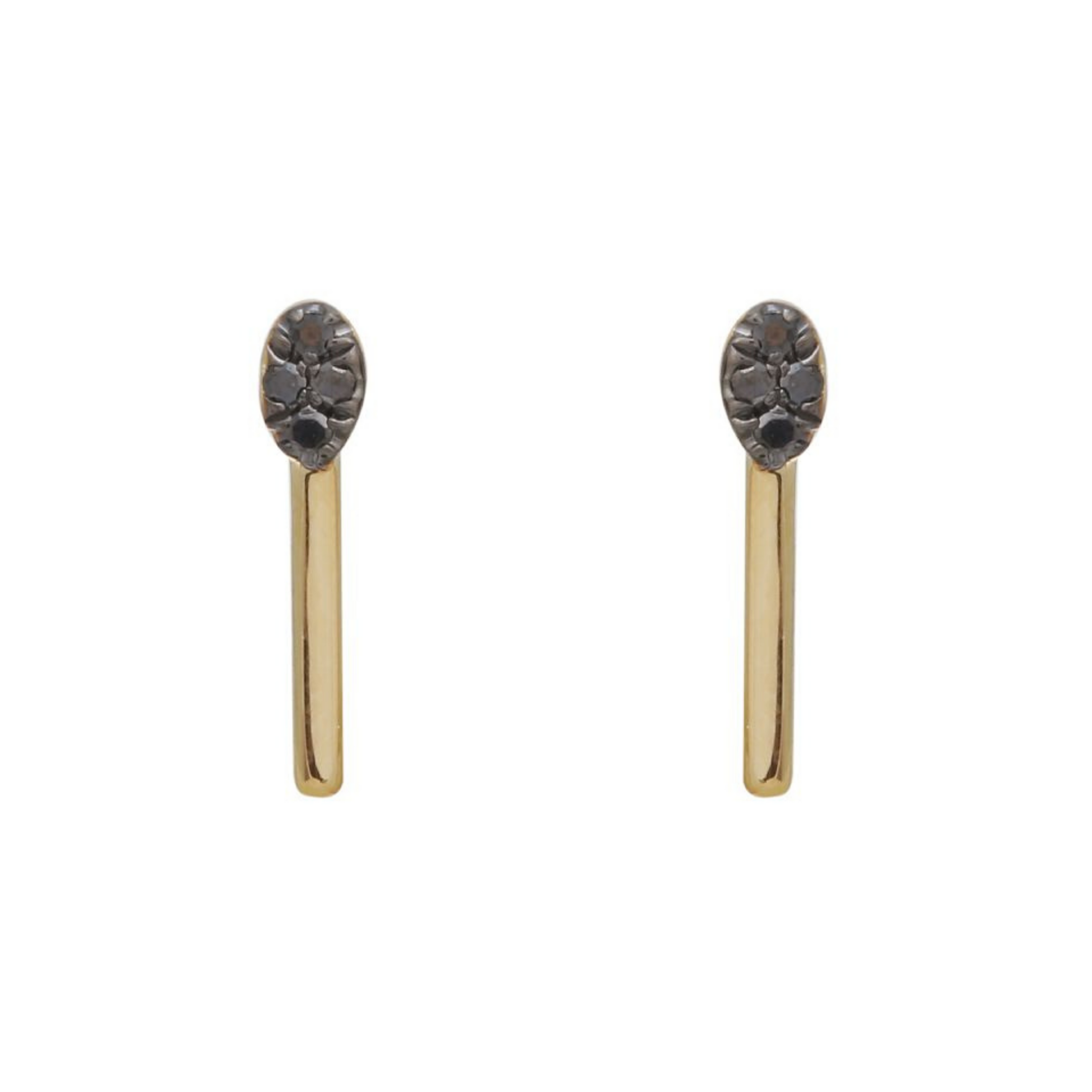 Match Stick Earrings.