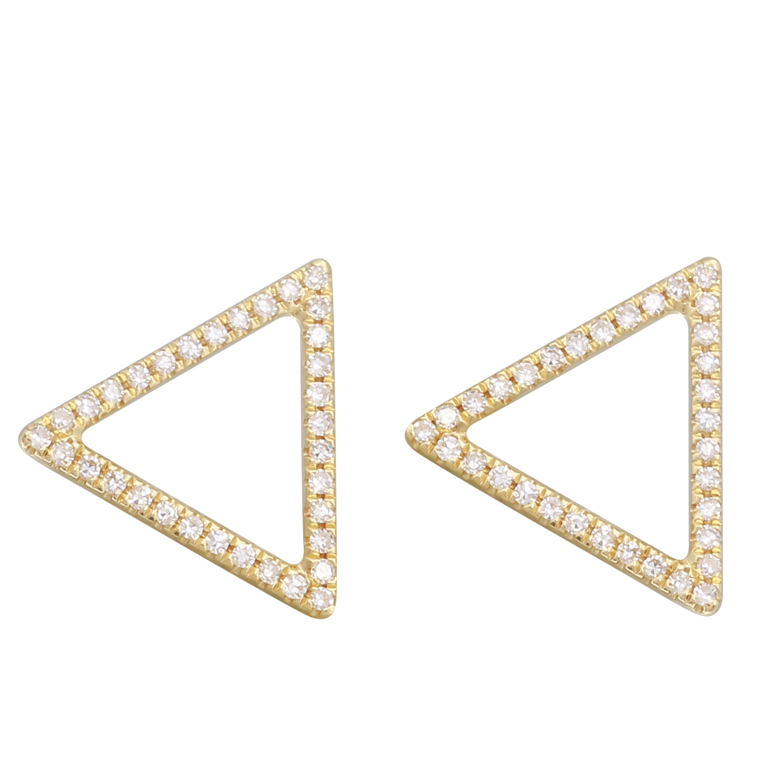 Open Triangle Studs.