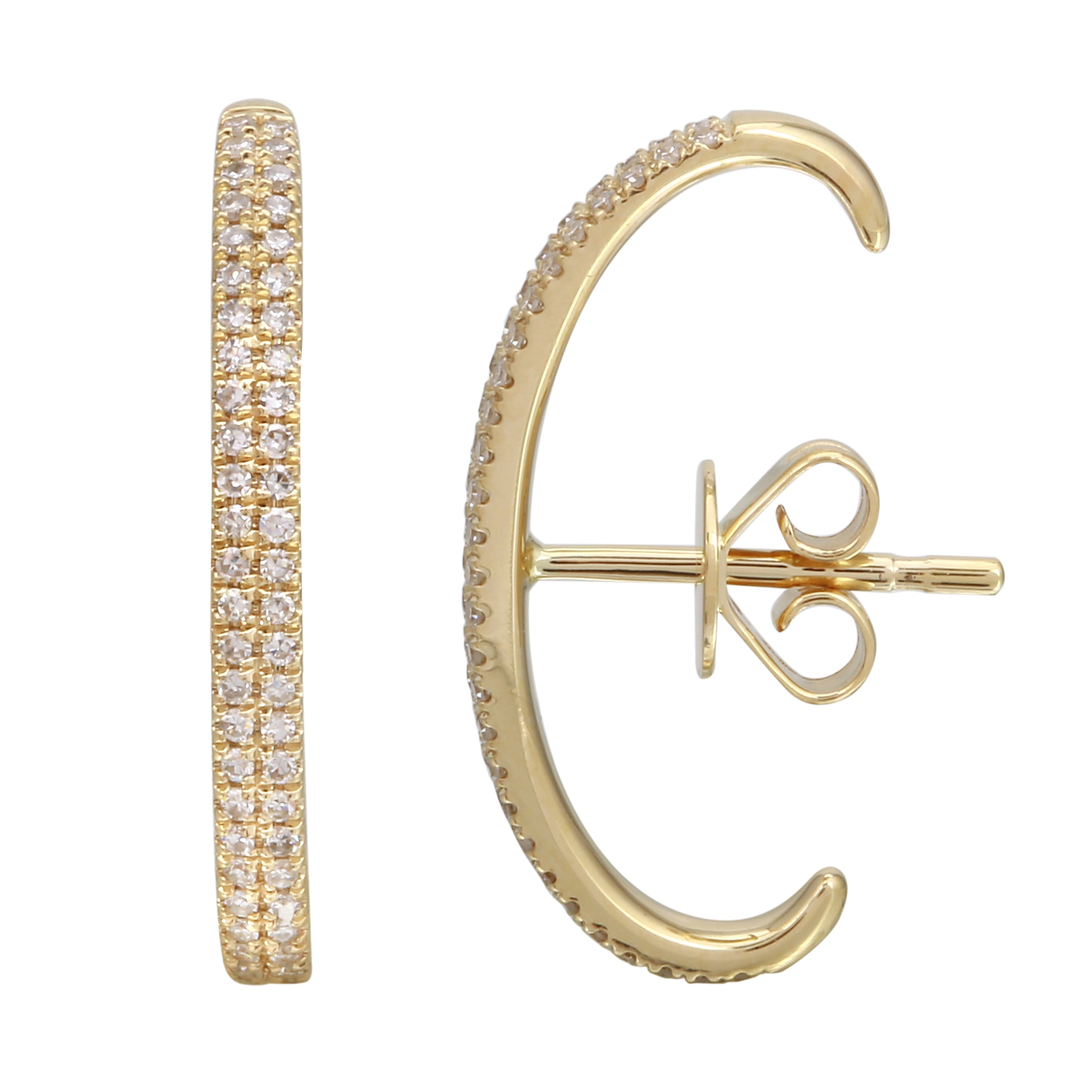 Suspender Single Stud Earring.