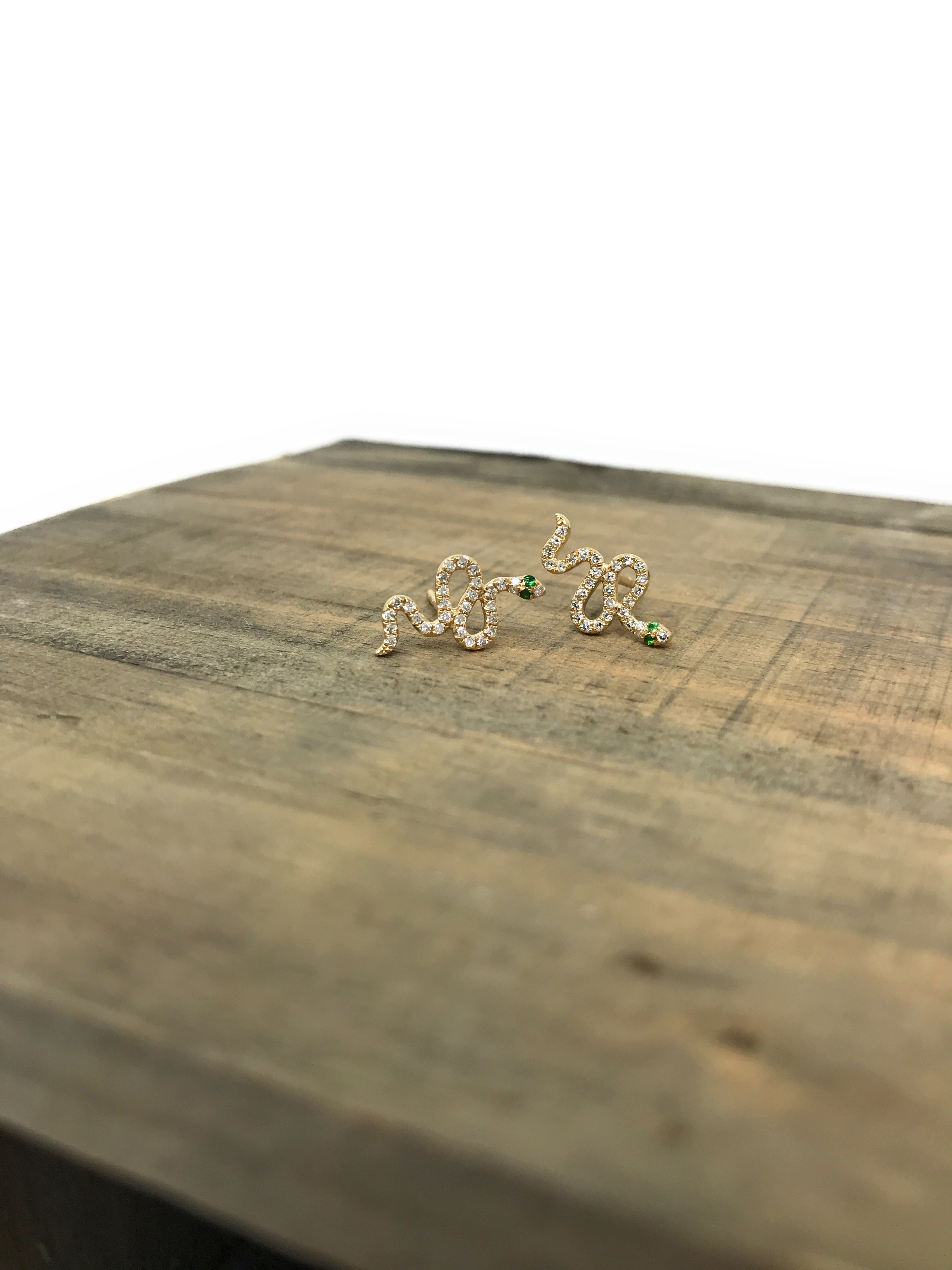 Snake Stud Earrings.