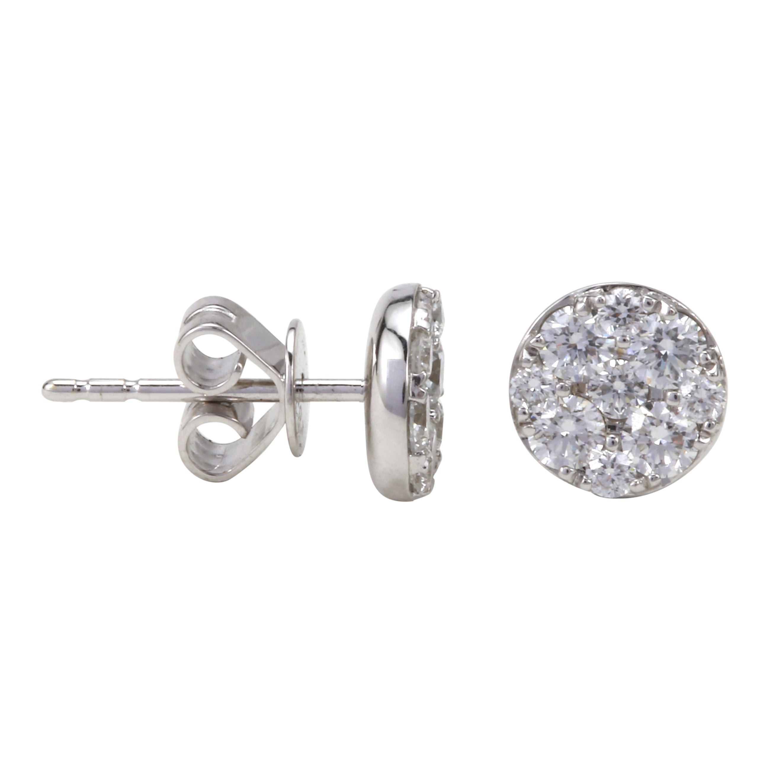 Halo Stud Earrings.