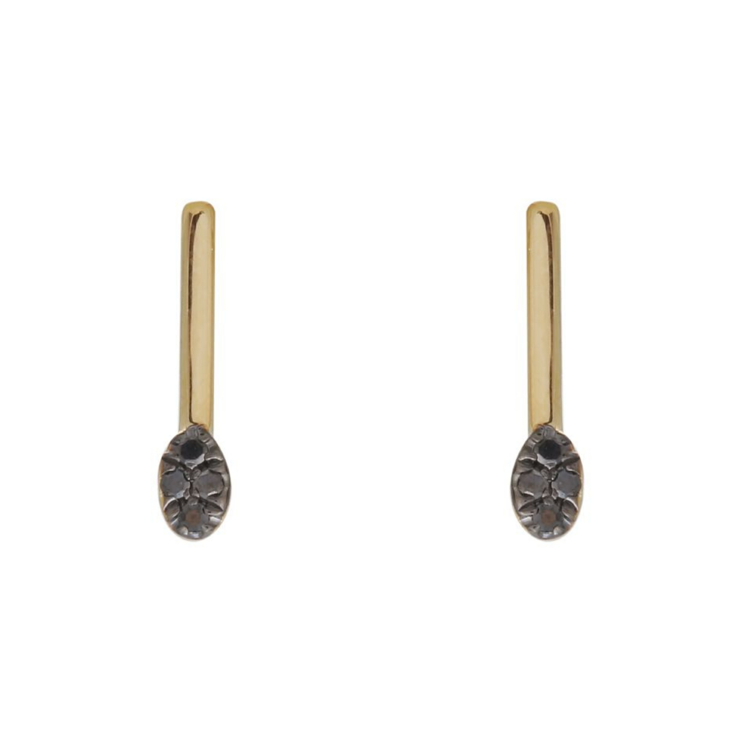 Match Stick Earrings.