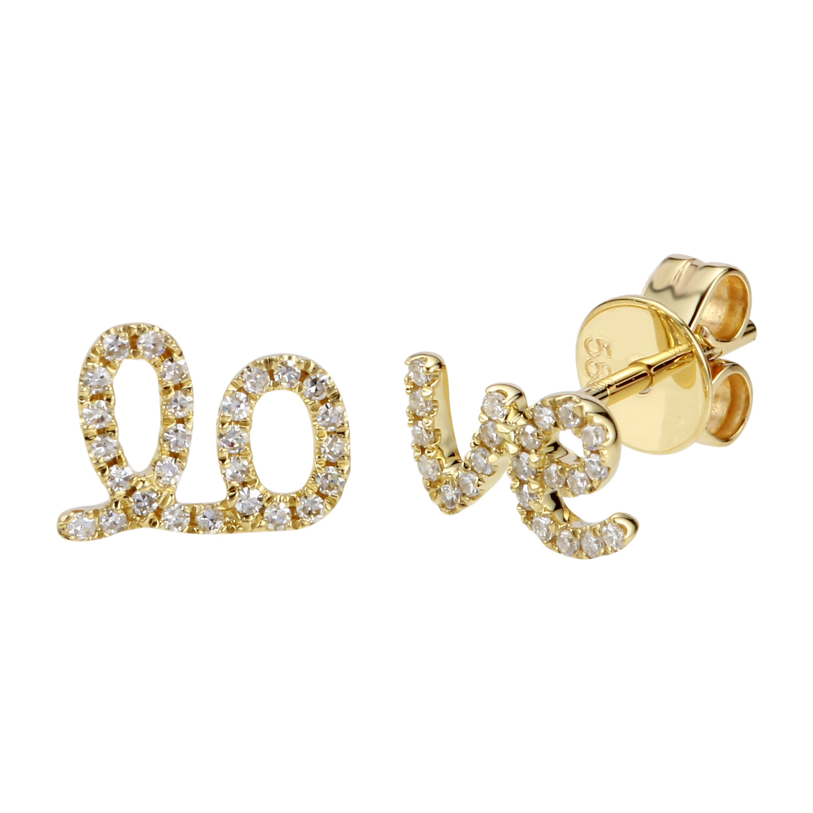 Love Message Earrings.