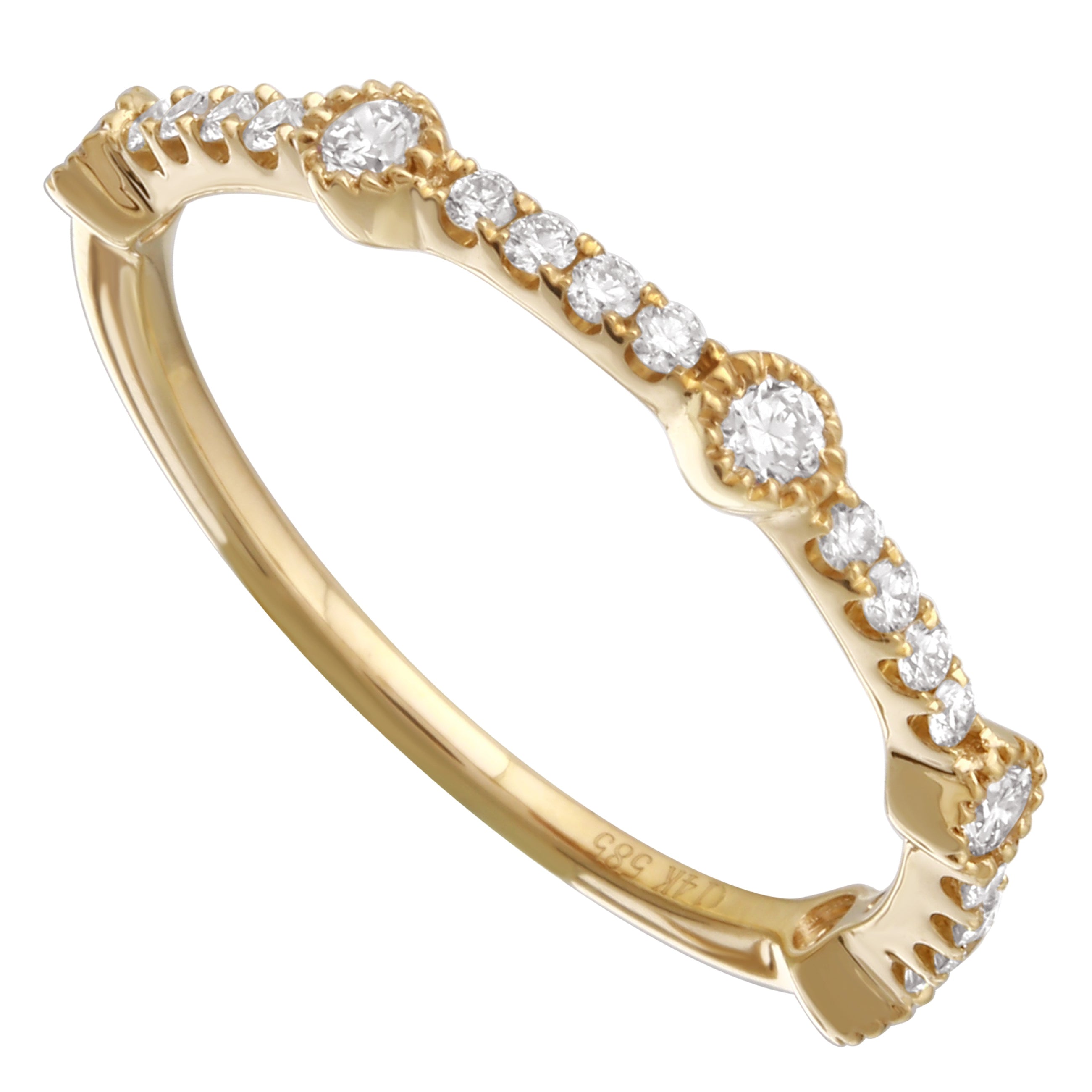 Staggered Diamond Stack Band.