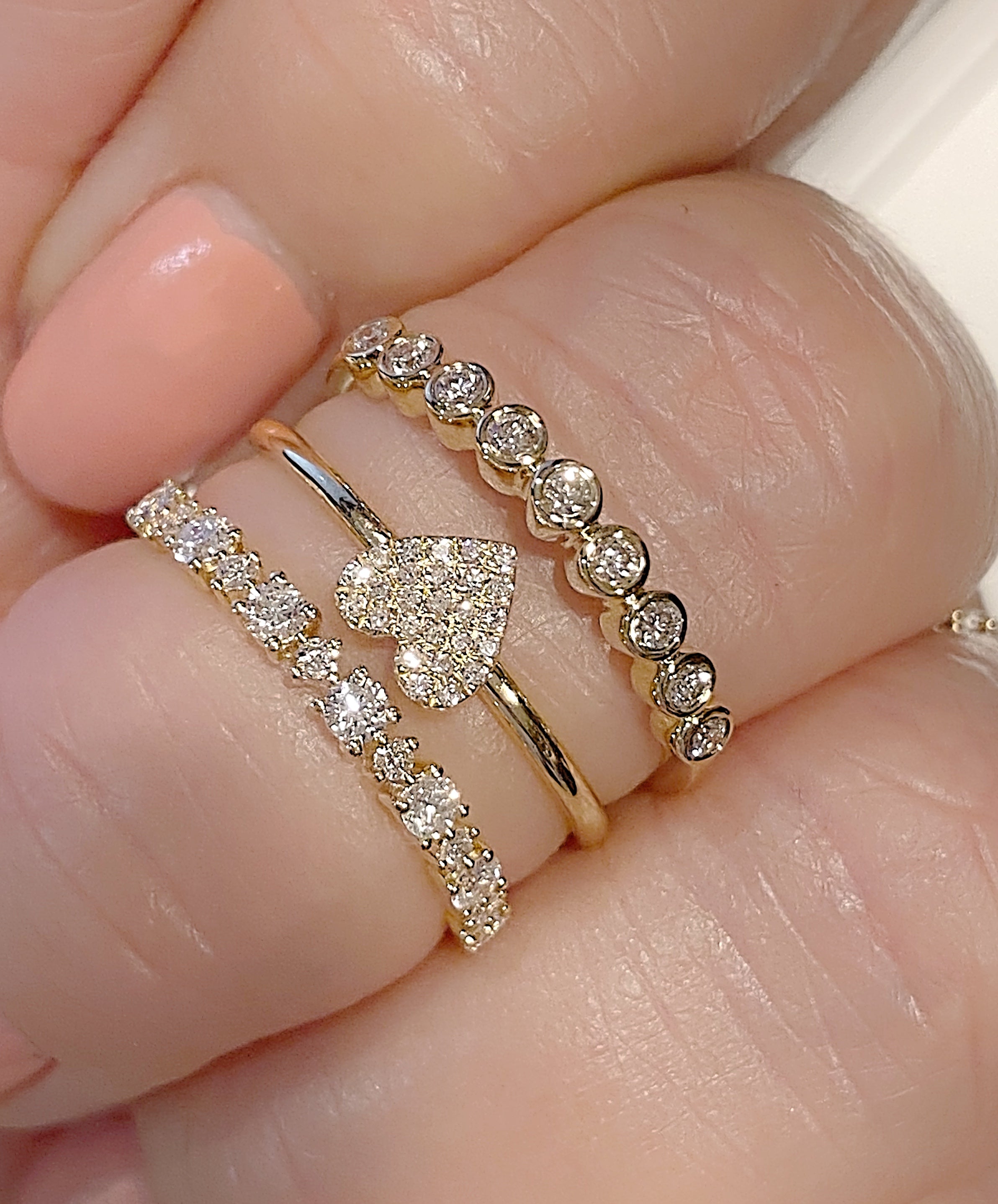 Heart Stack Ring.
