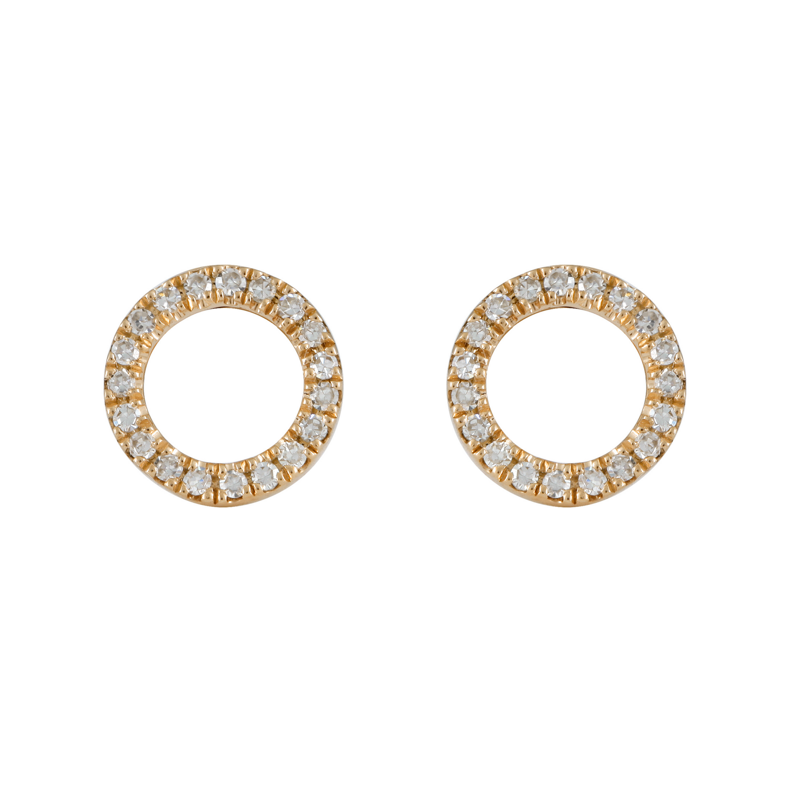 Open Circle Studs.