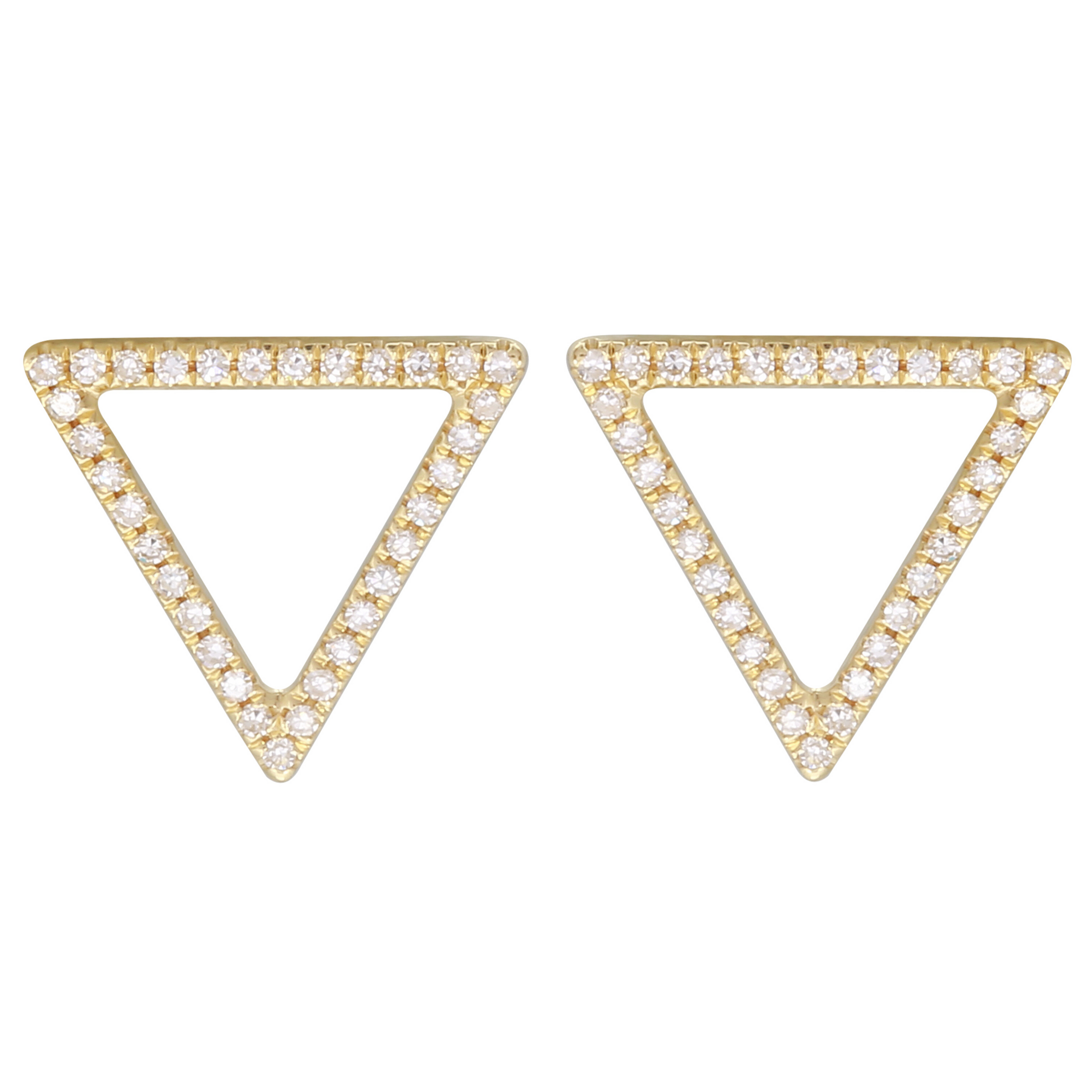 Open Triangle Studs.