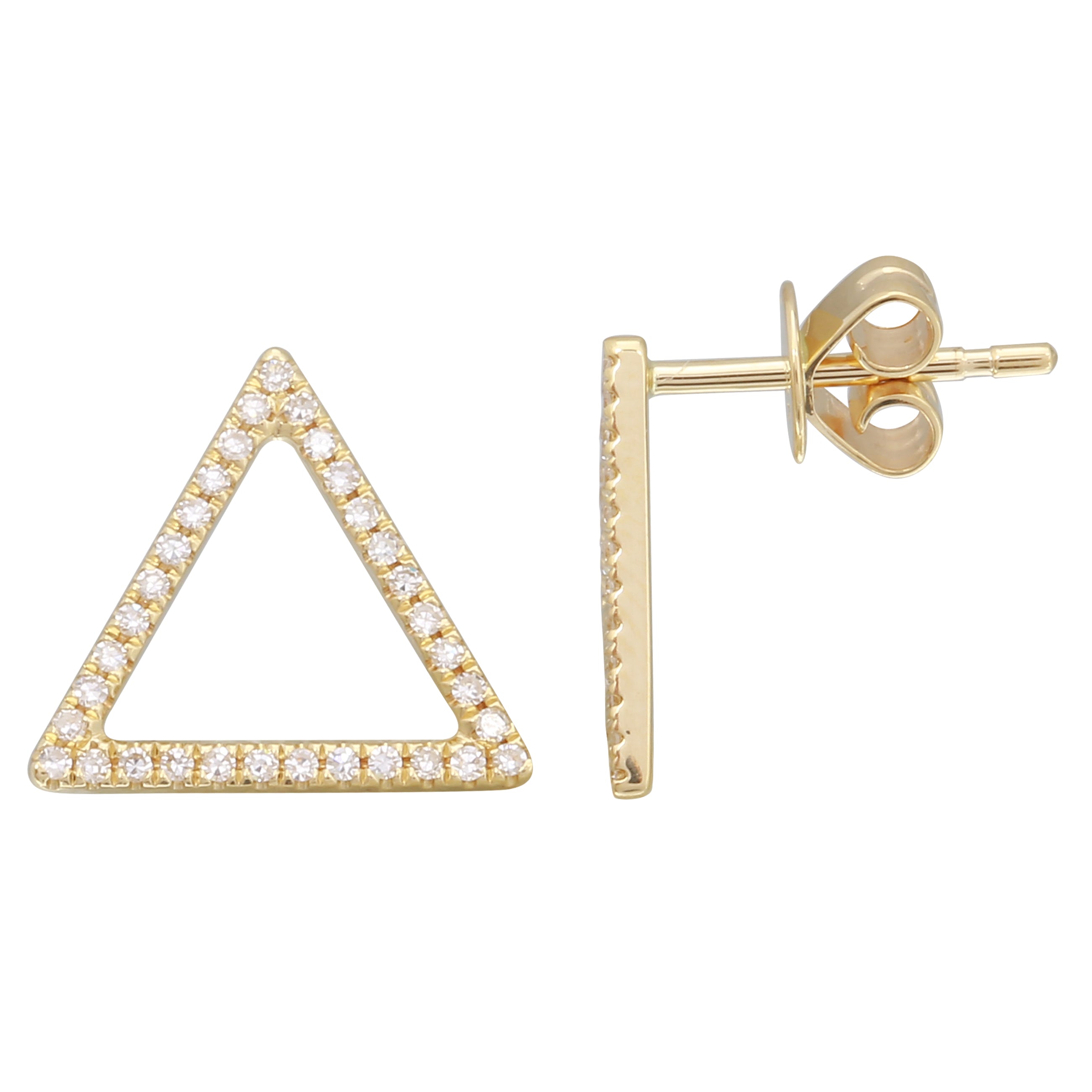 Open Triangle Studs.
