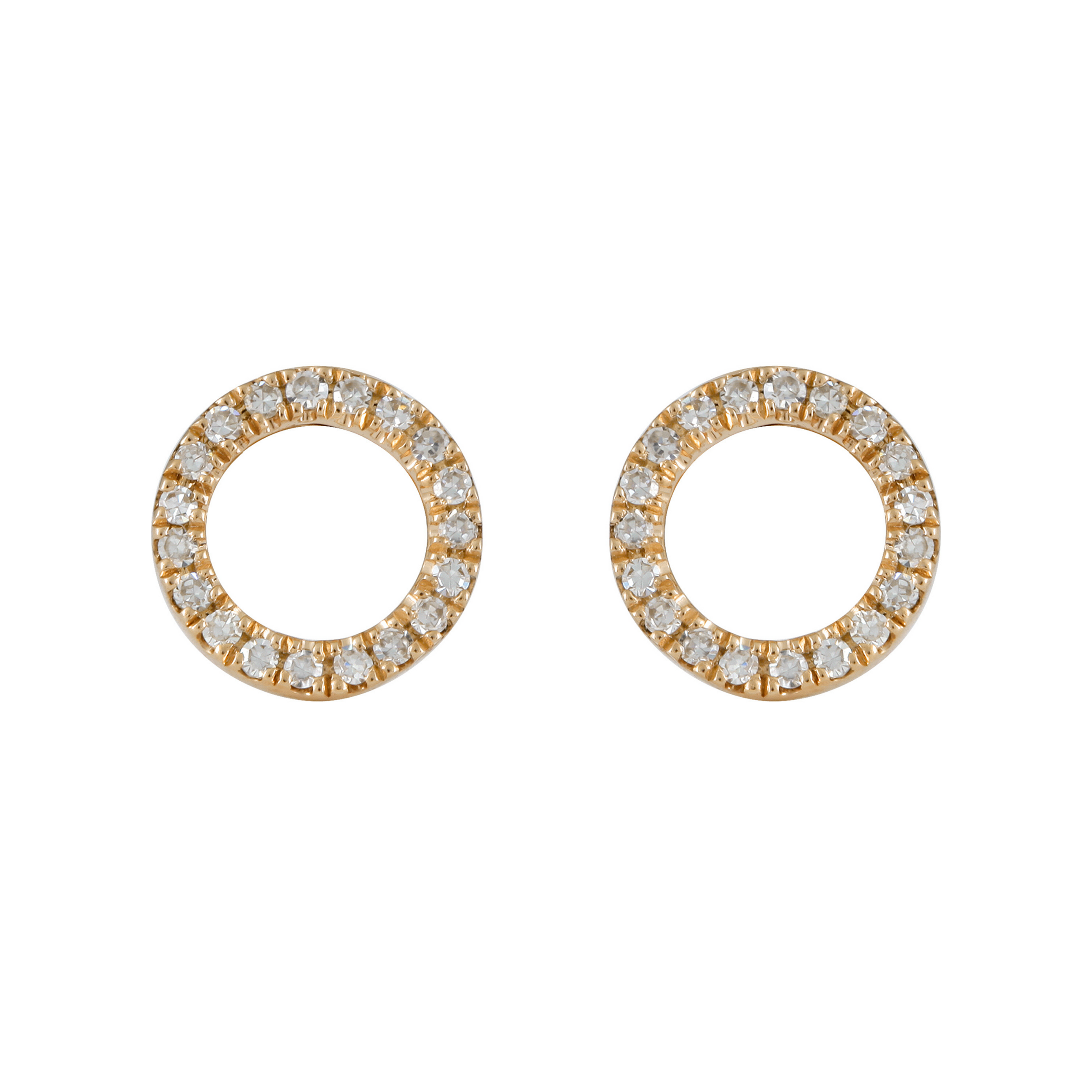 Open Circle Studs.