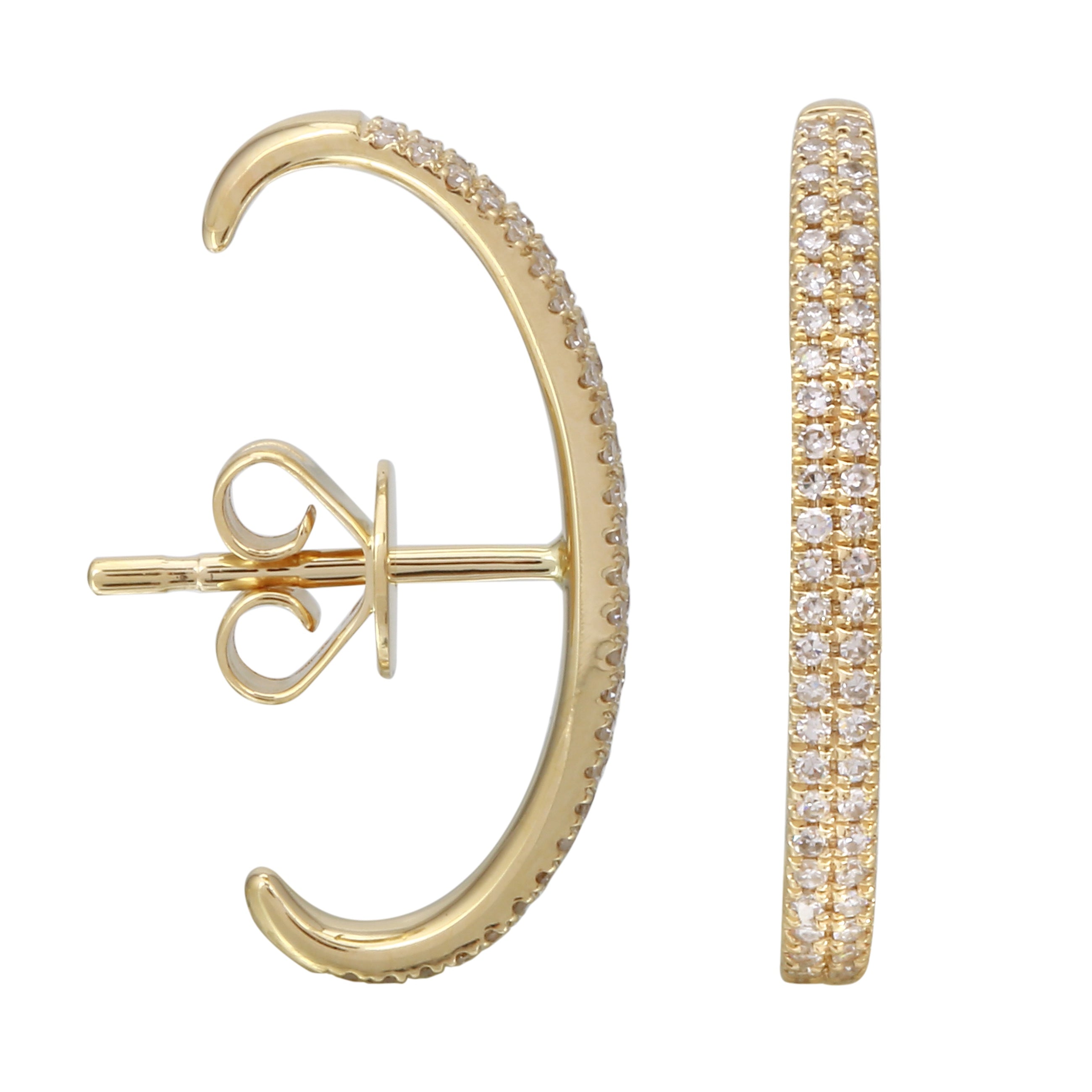 Suspender Single Stud Earring.