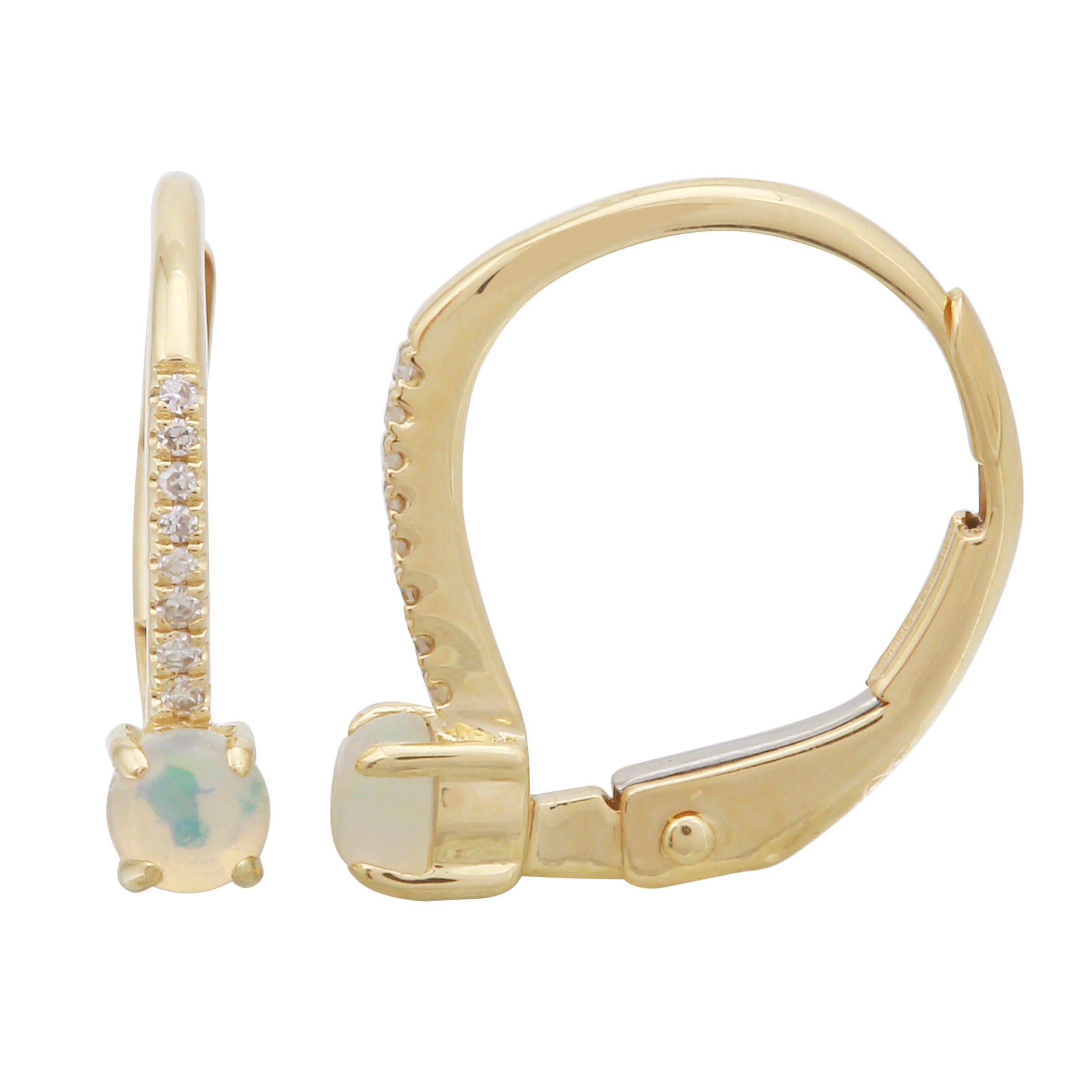 Opal Drop Hoops.