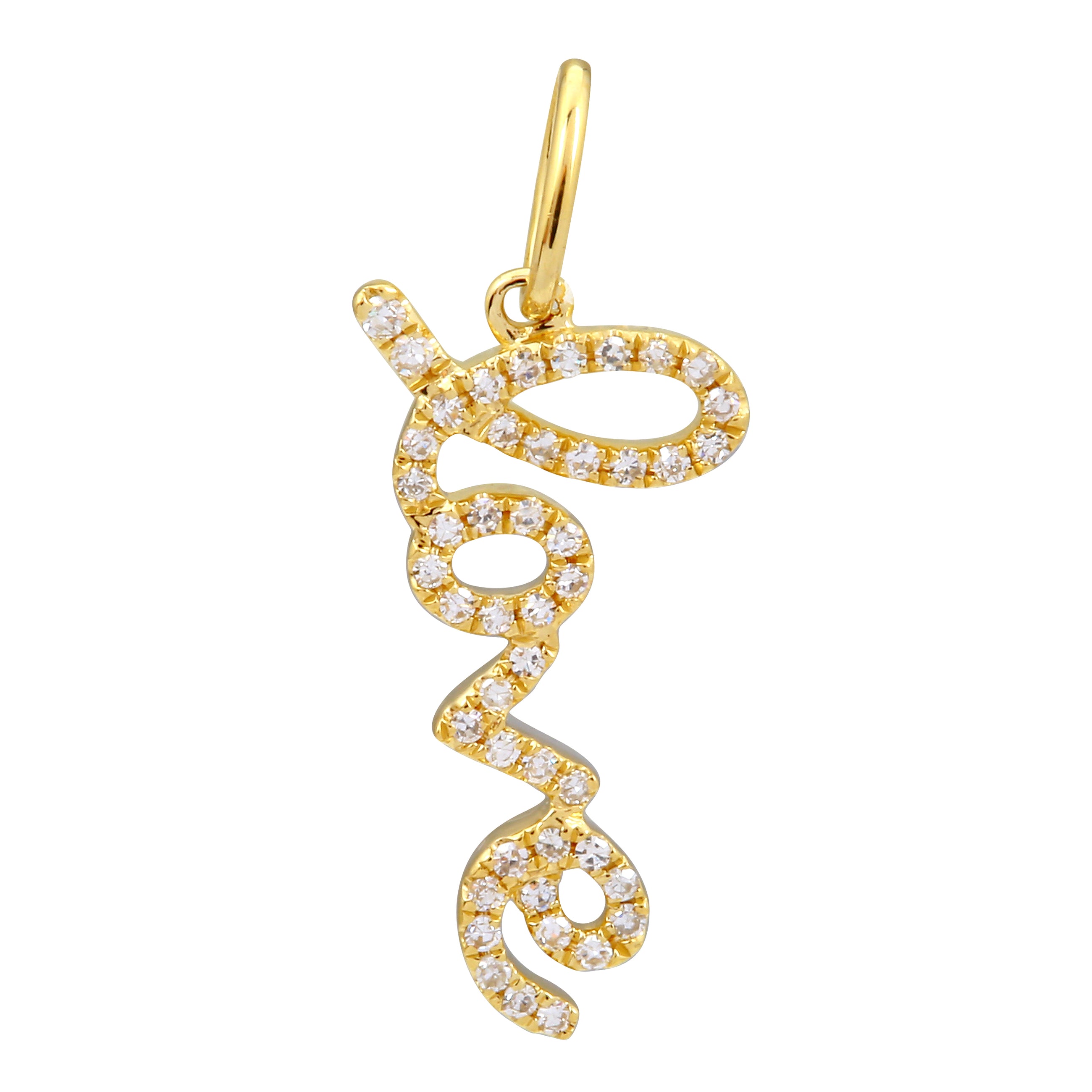 Script Love Charm - ECOMARK Diamonds