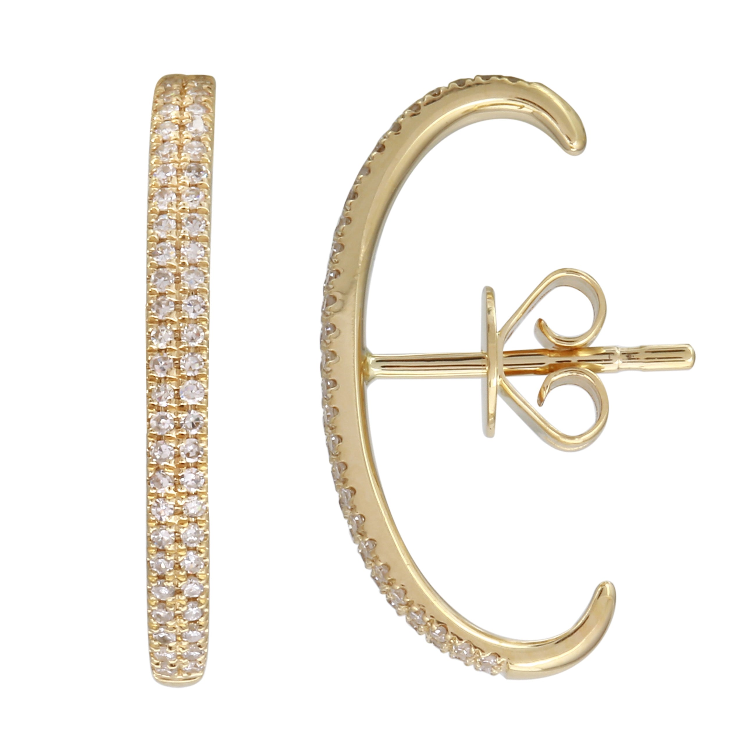 Suspender Single Stud Earring.