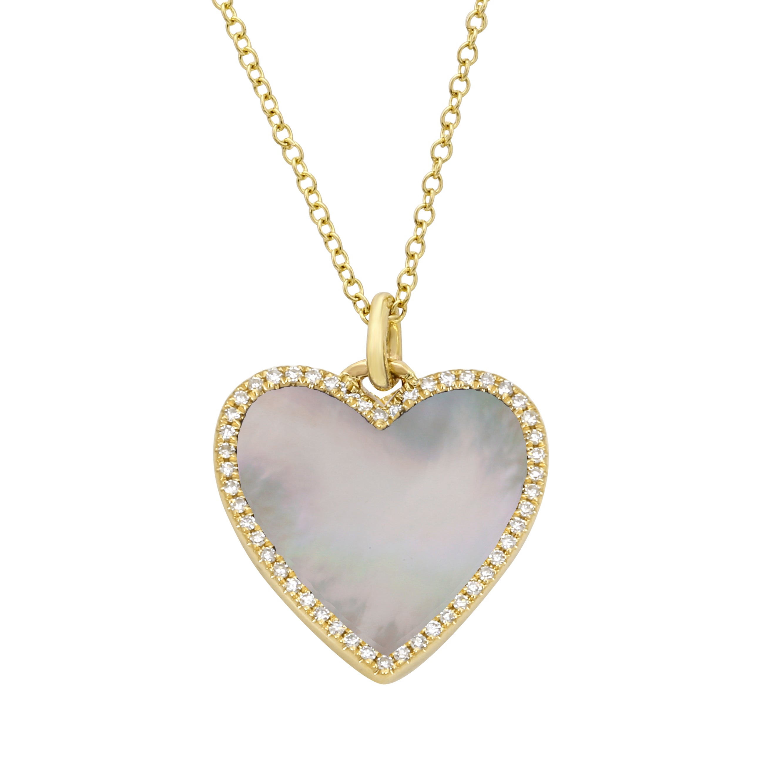 Diamond Turquoise Heart Pendant.