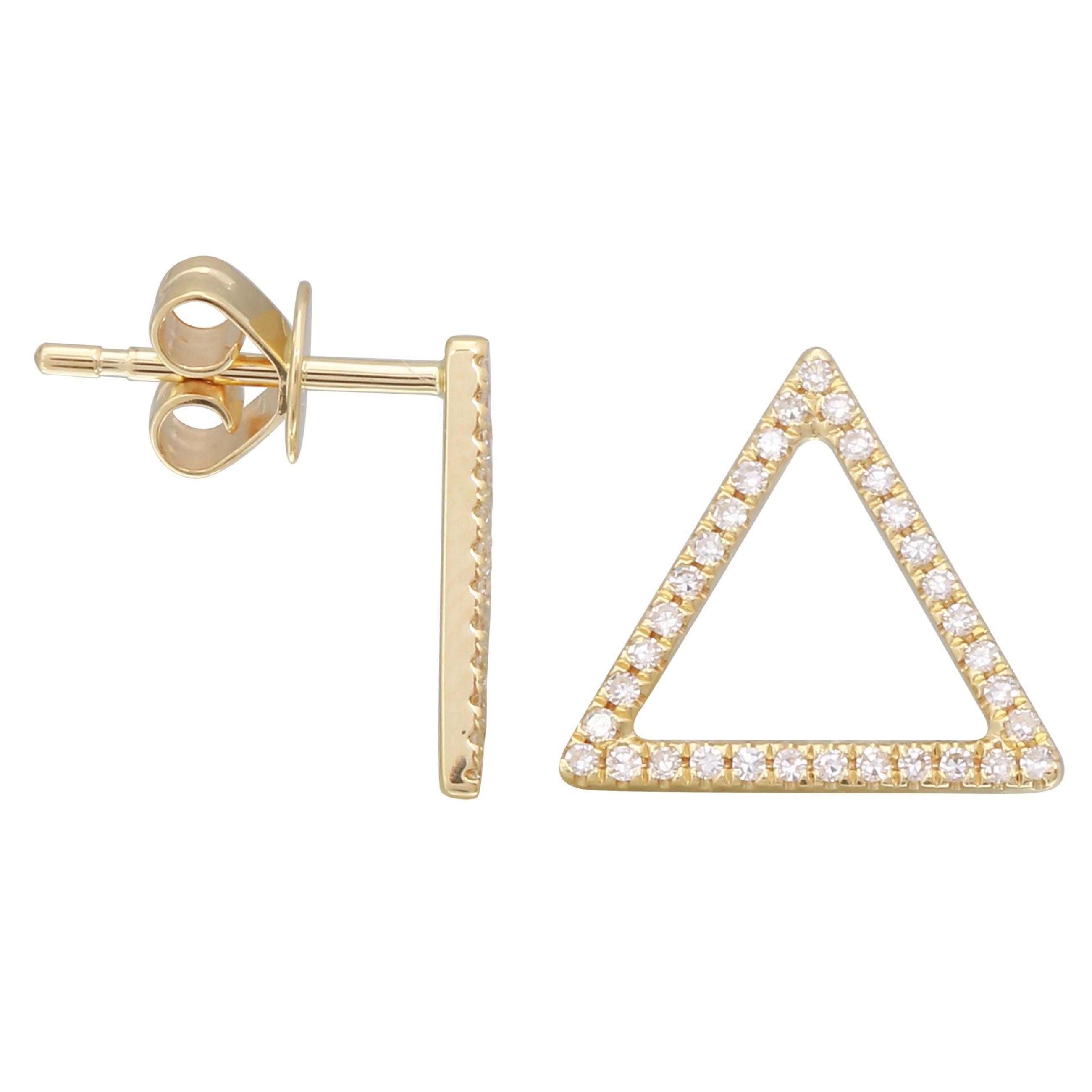 Open Triangle Studs.