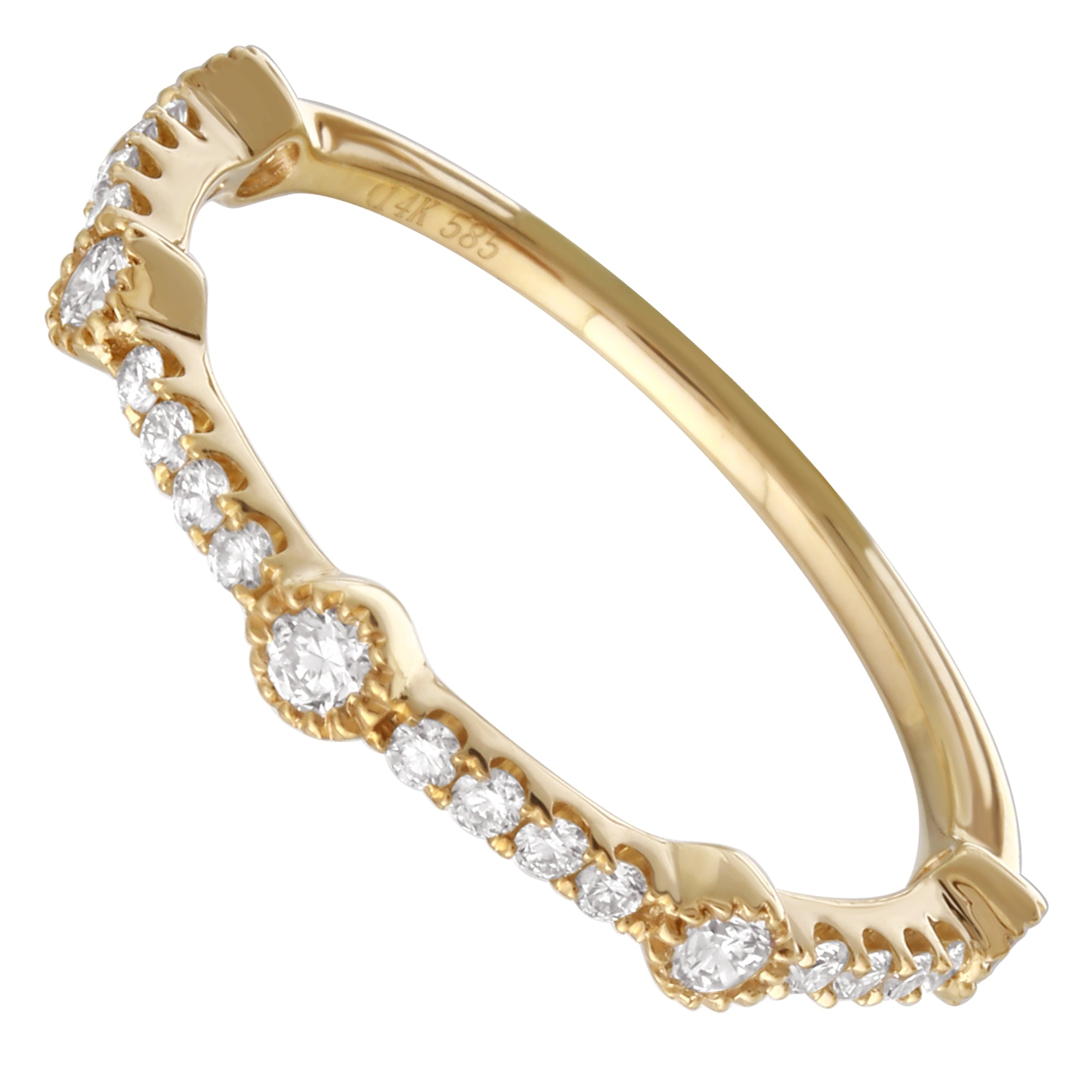 Staggered Diamond Stack Band.