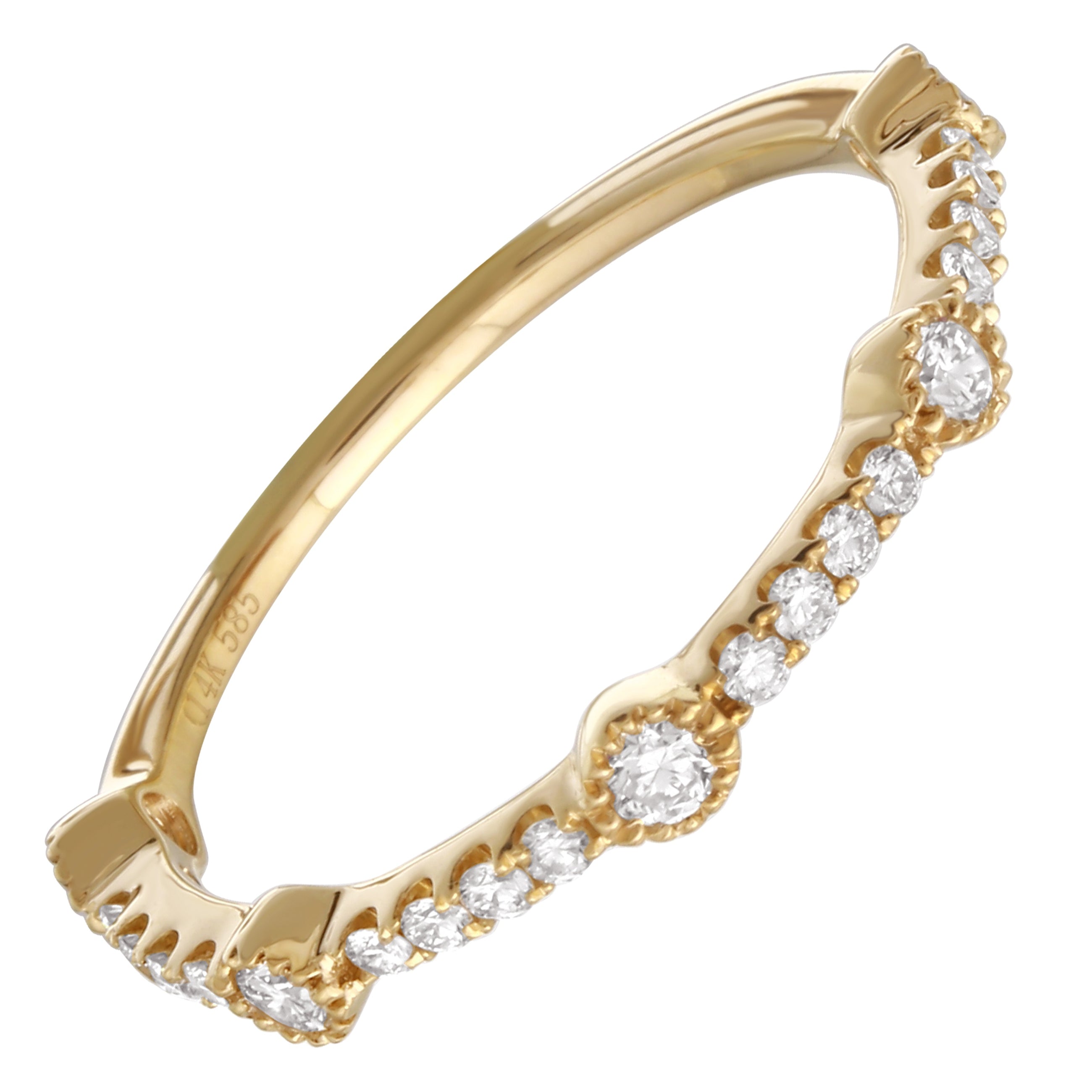 Staggered Diamond Stack Band.