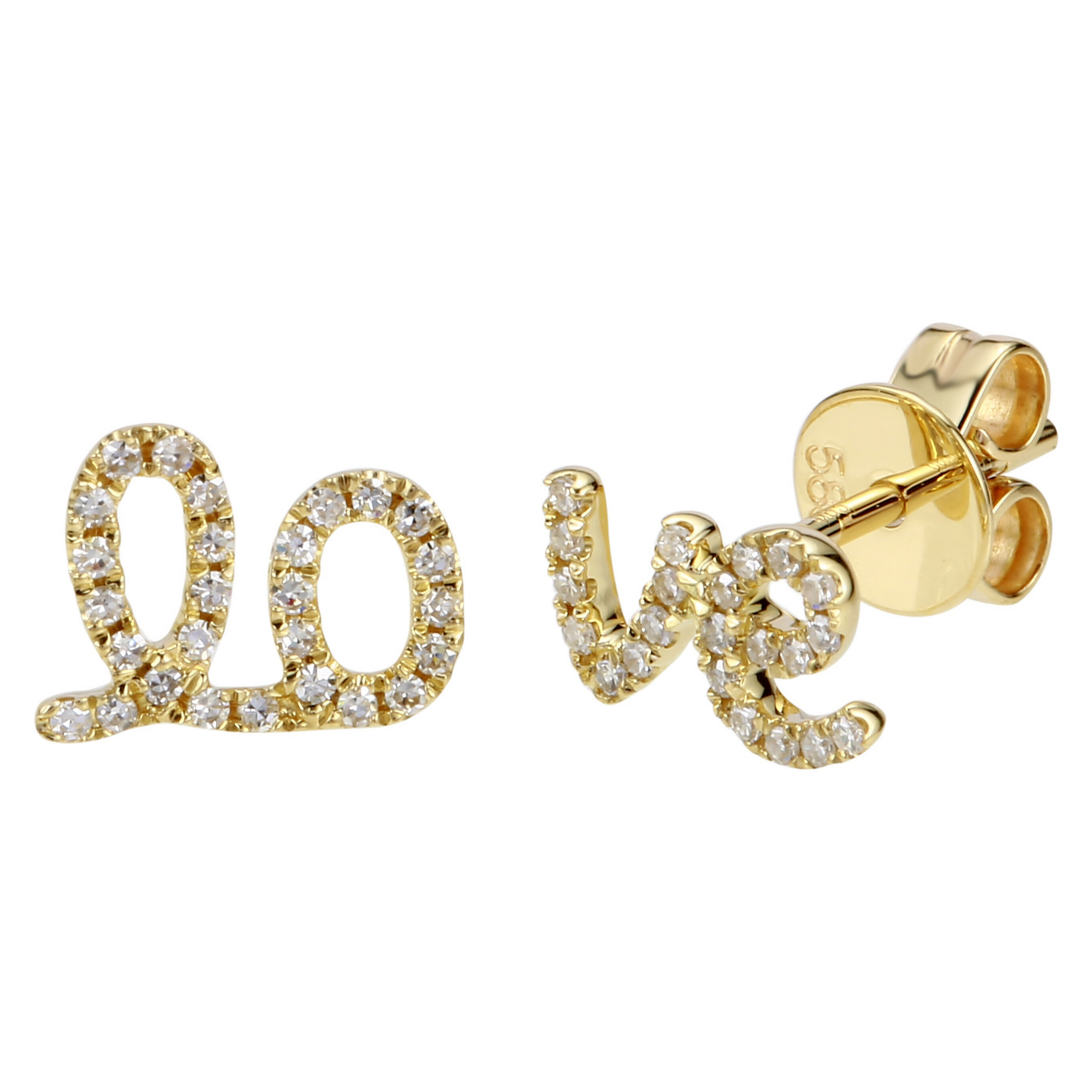 Love Message Earrings.