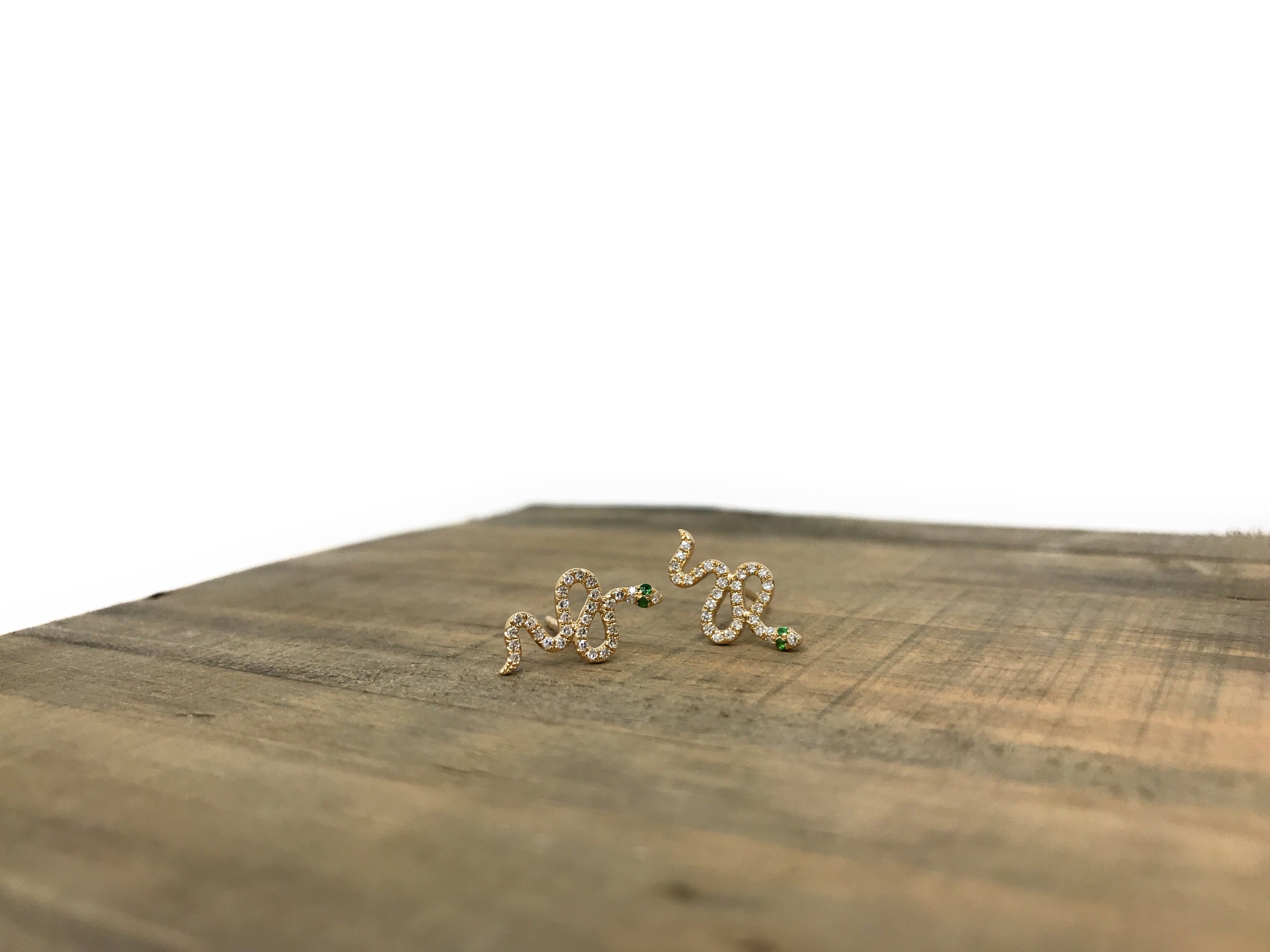 Snake Stud Earrings.