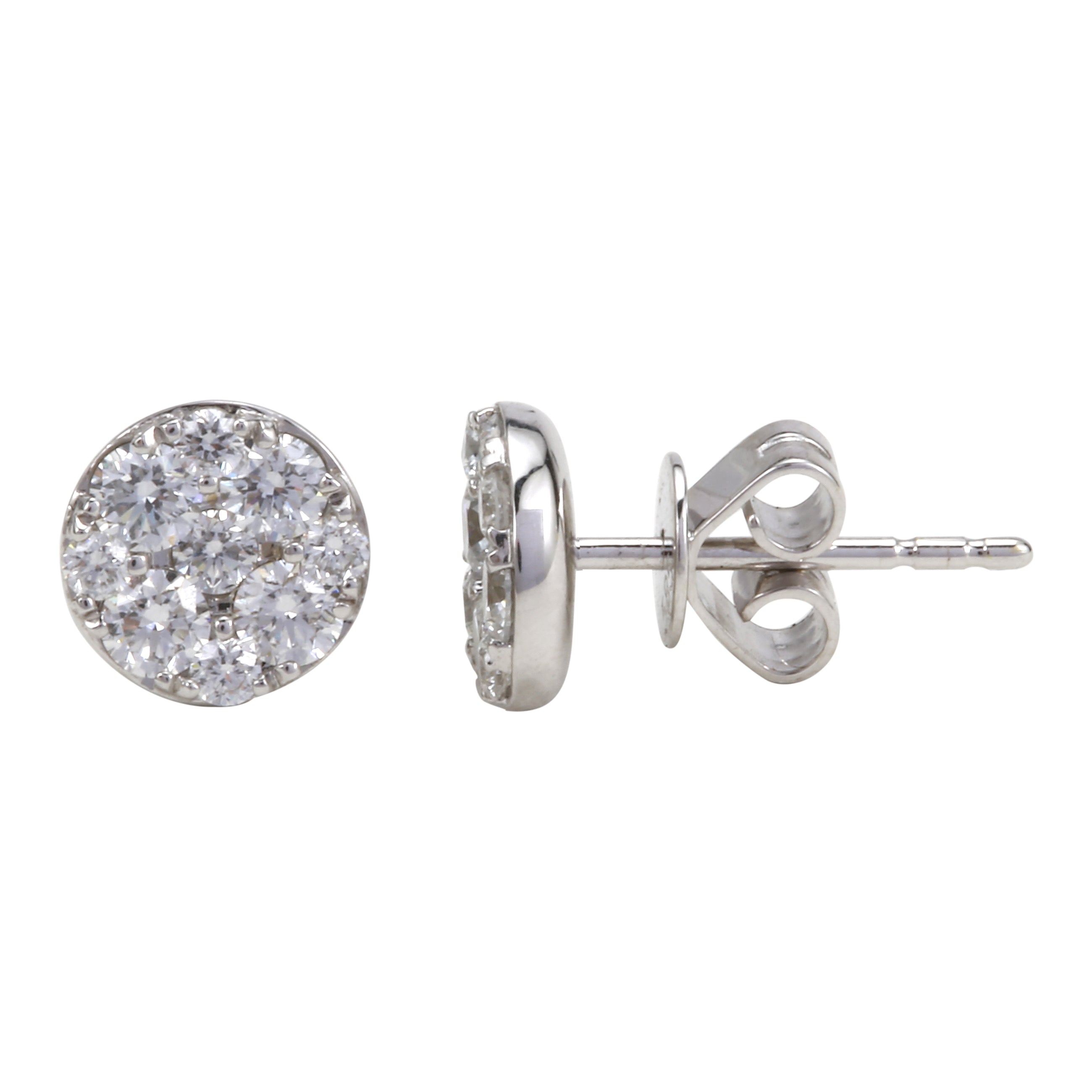 Halo Stud Earrings.