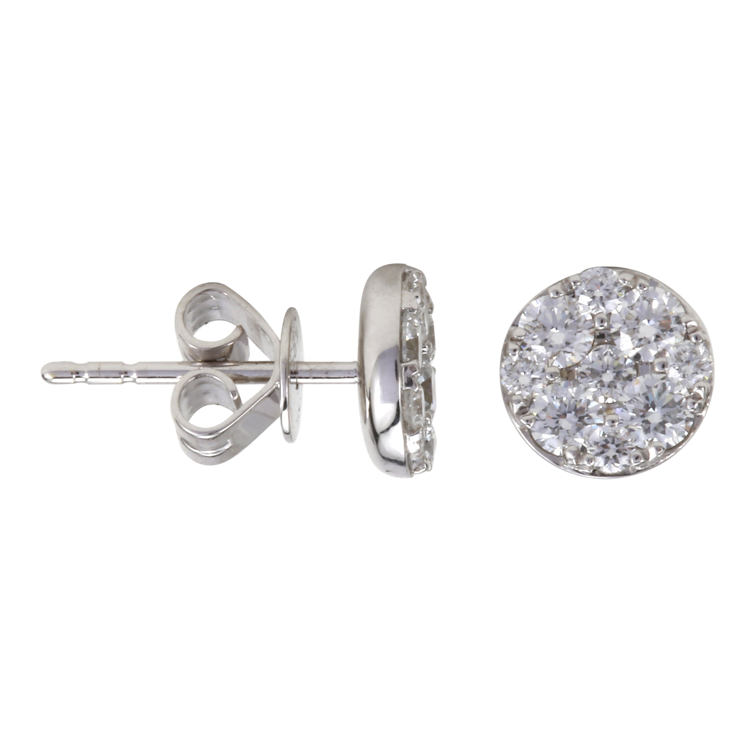 Halo Stud Earrings.