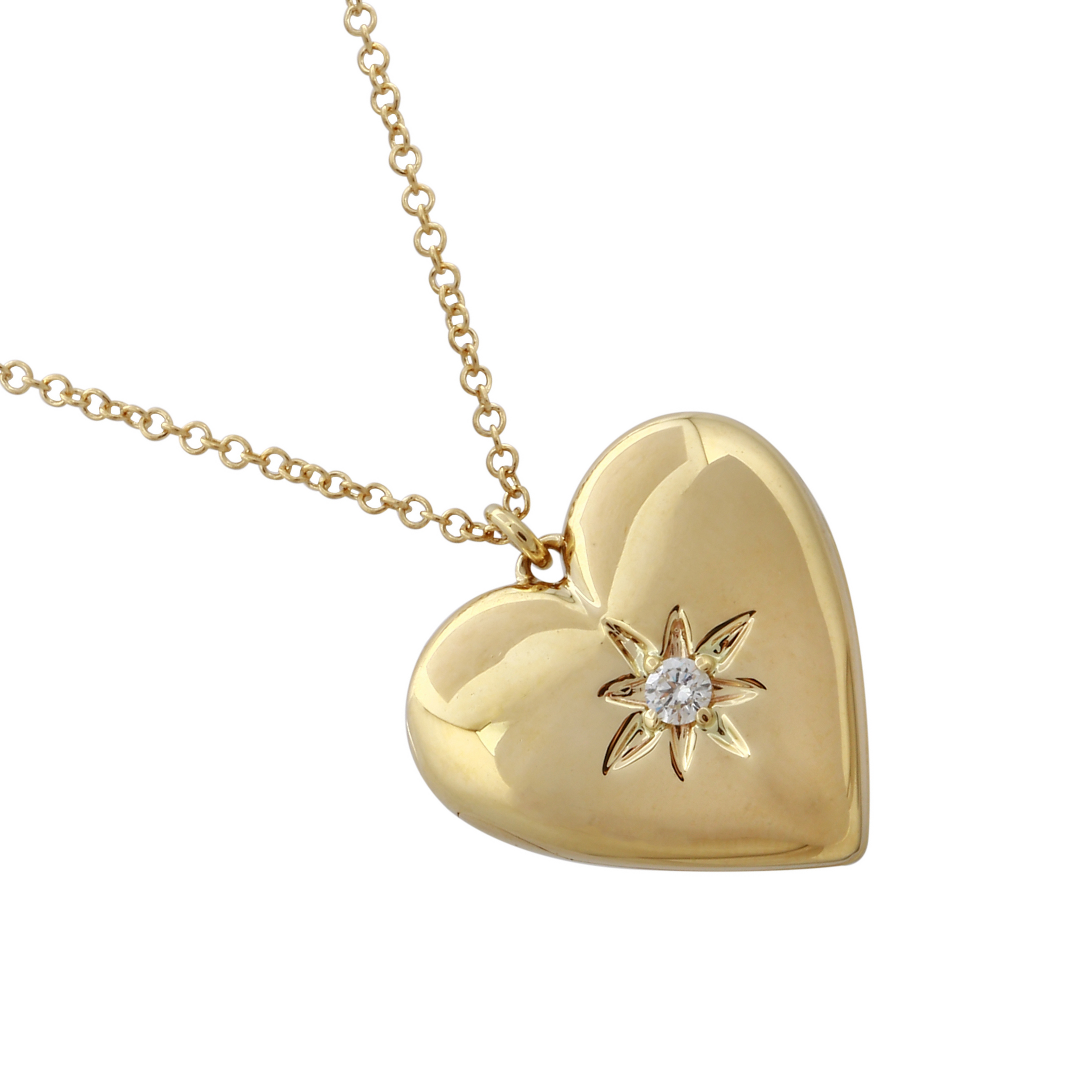 Heart Locket Necklace.