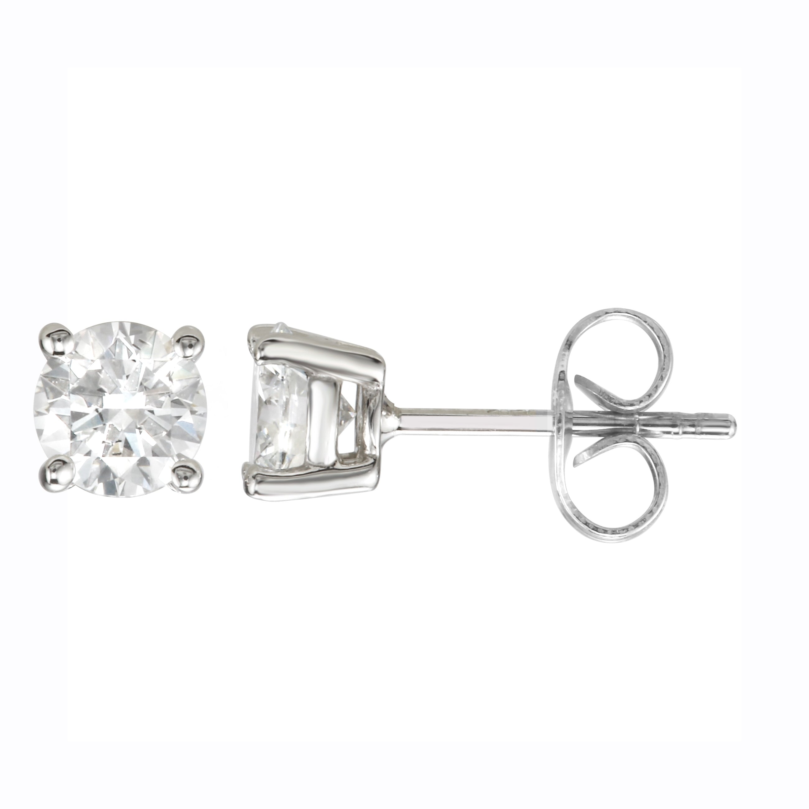 Diamond Stud Earrings 7/8 Carat.