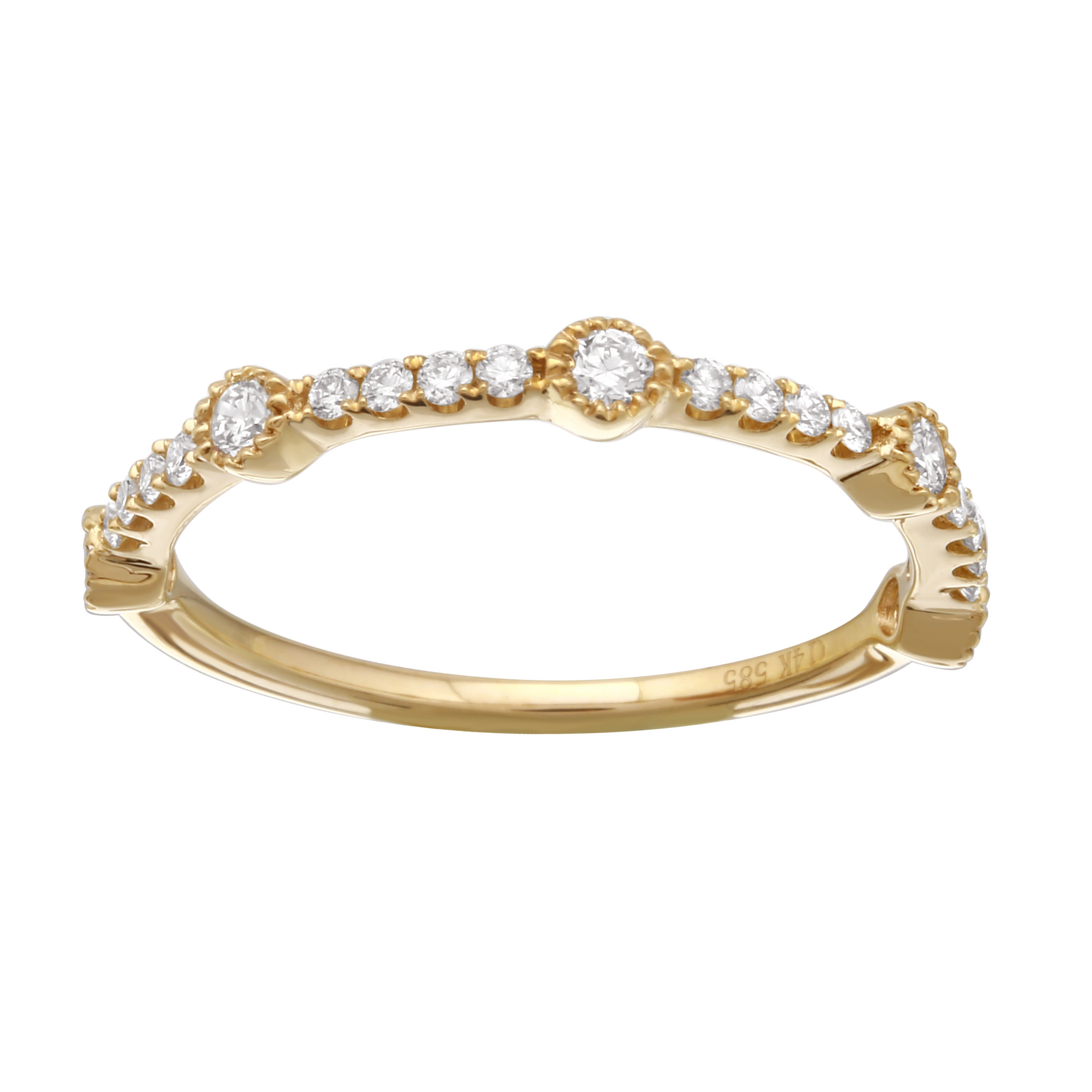 Staggered Diamond Stack Band.