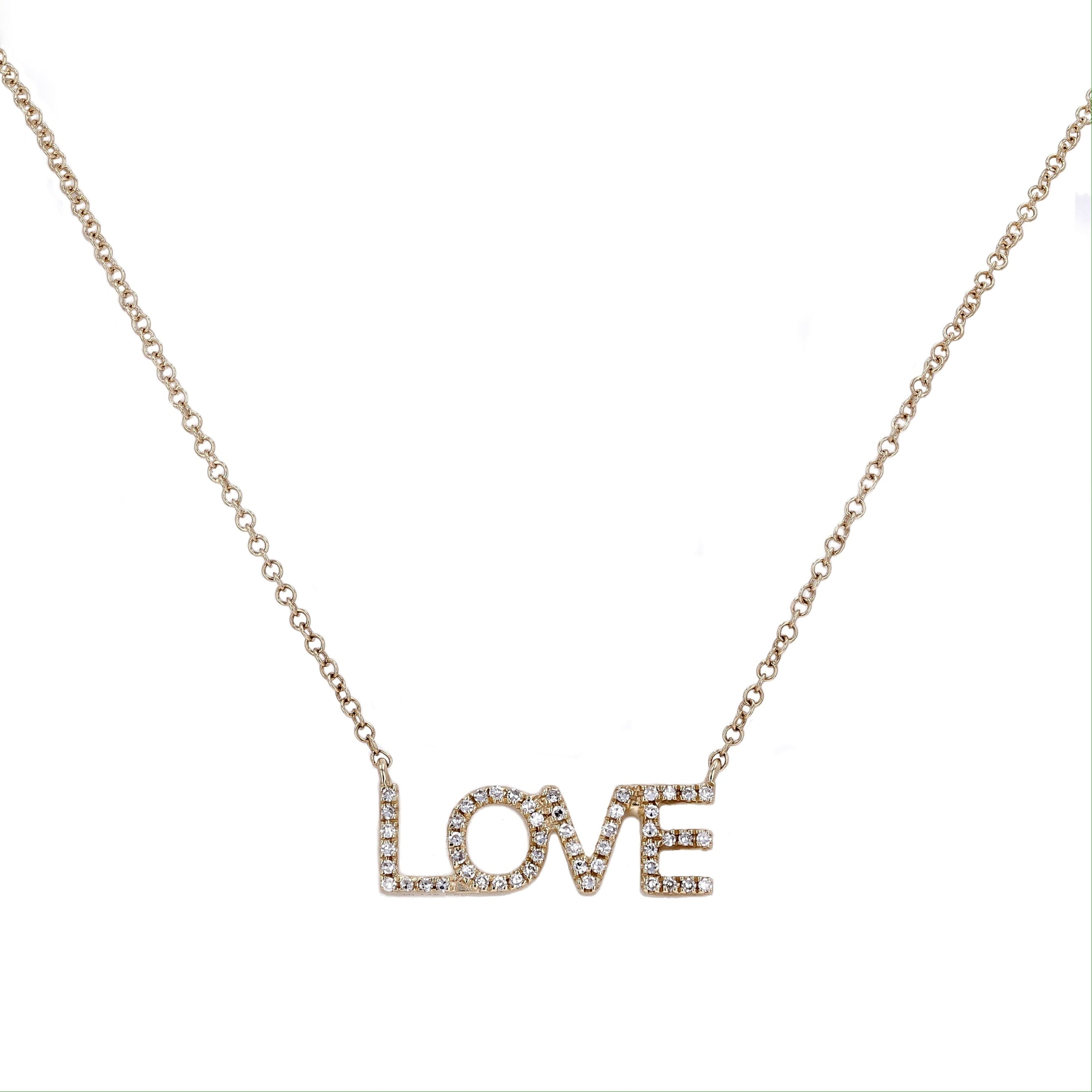 Love Pendant Necklace.