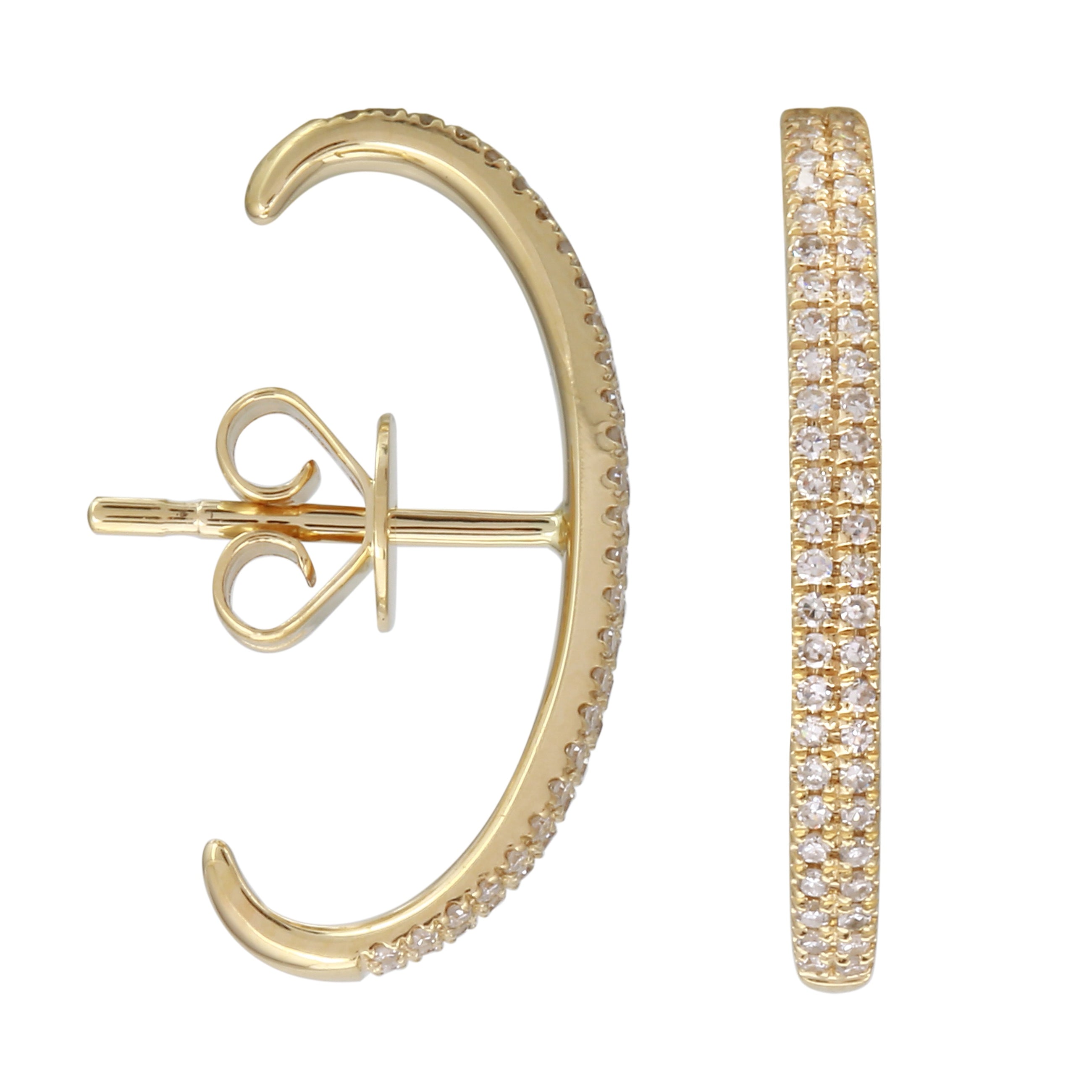 Suspender Single Stud Earring.