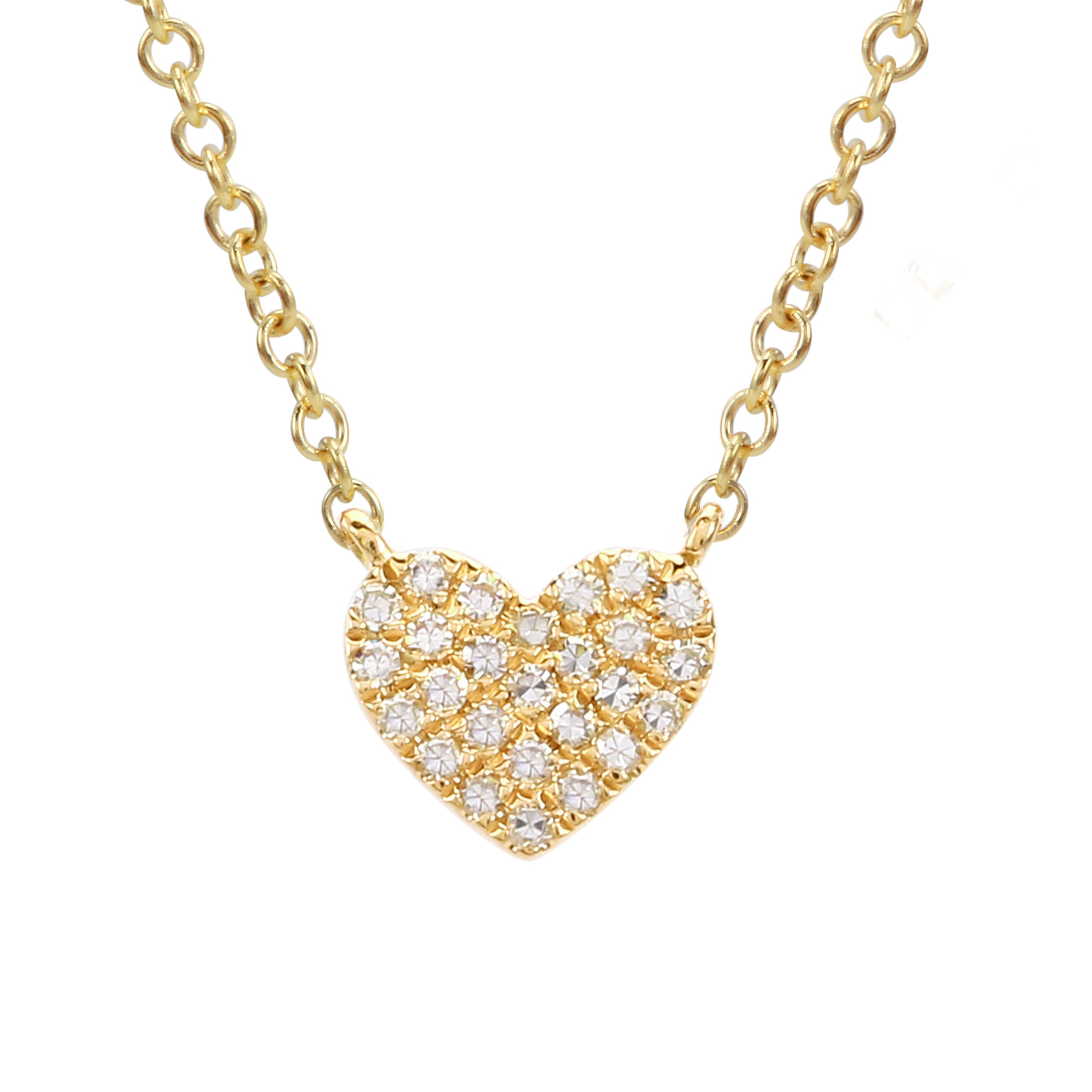 Mini Heart Charm Necklace.