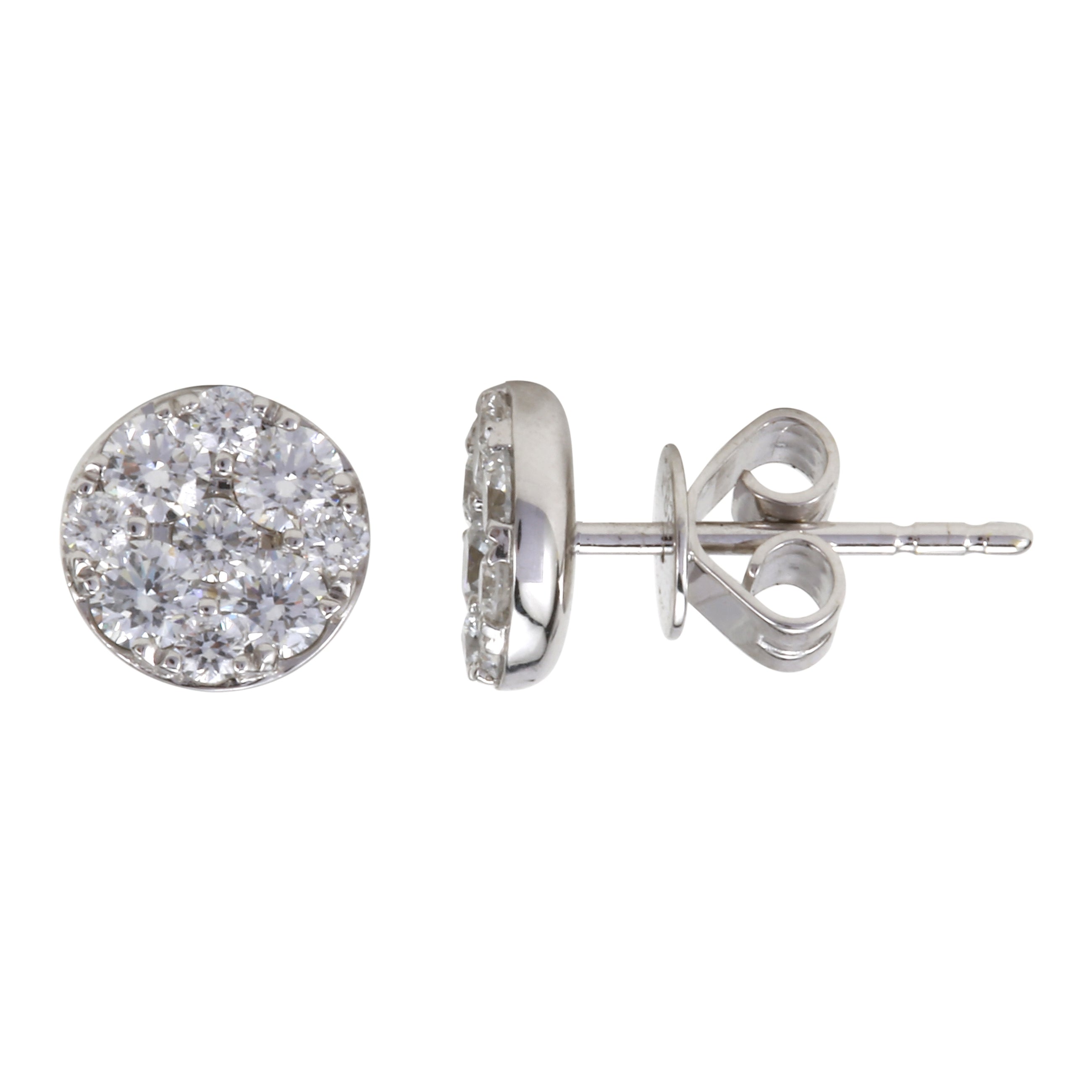 Halo Stud Earrings.