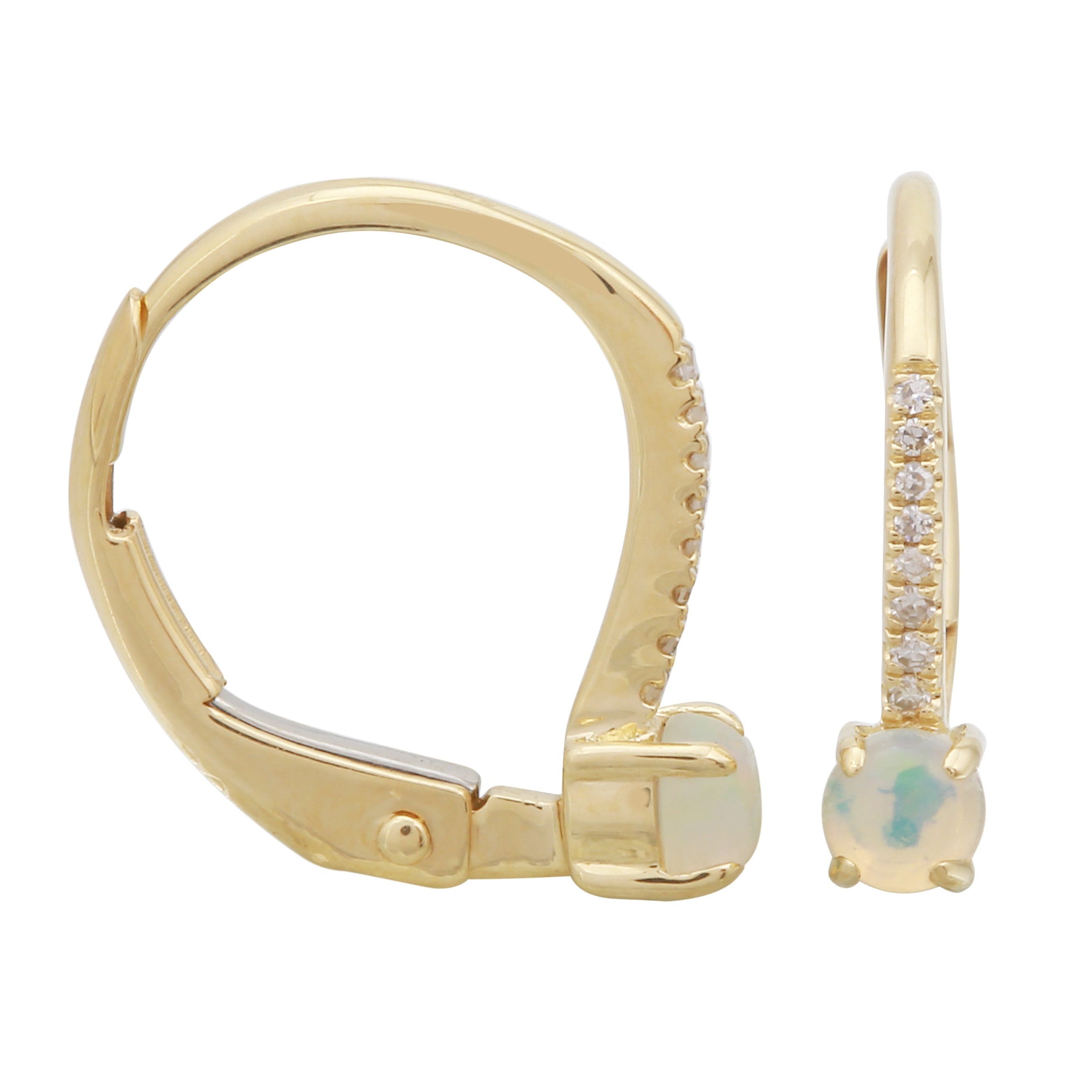 Opal Drop Hoops.