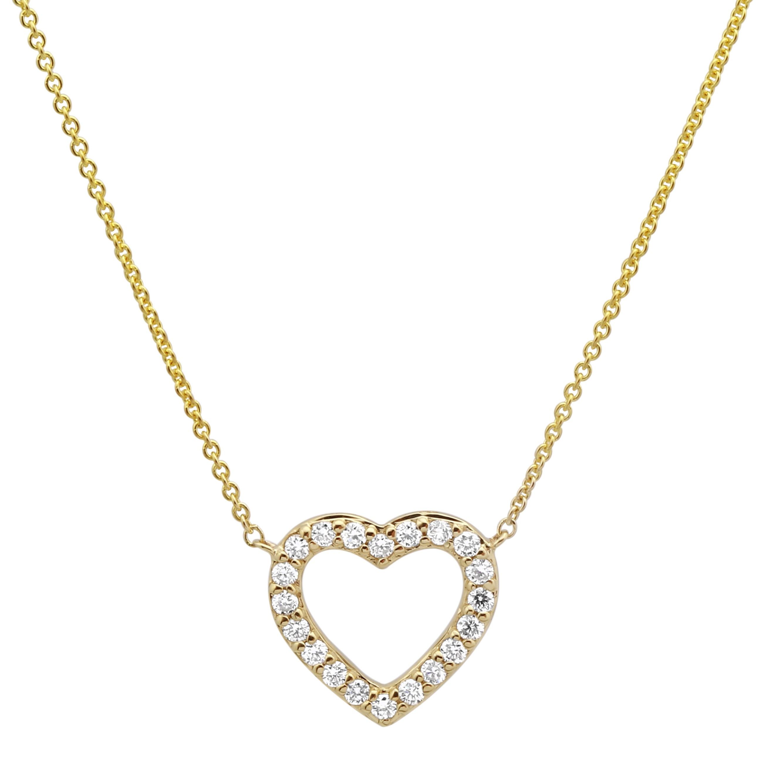 Mini Open Heart Necklace.