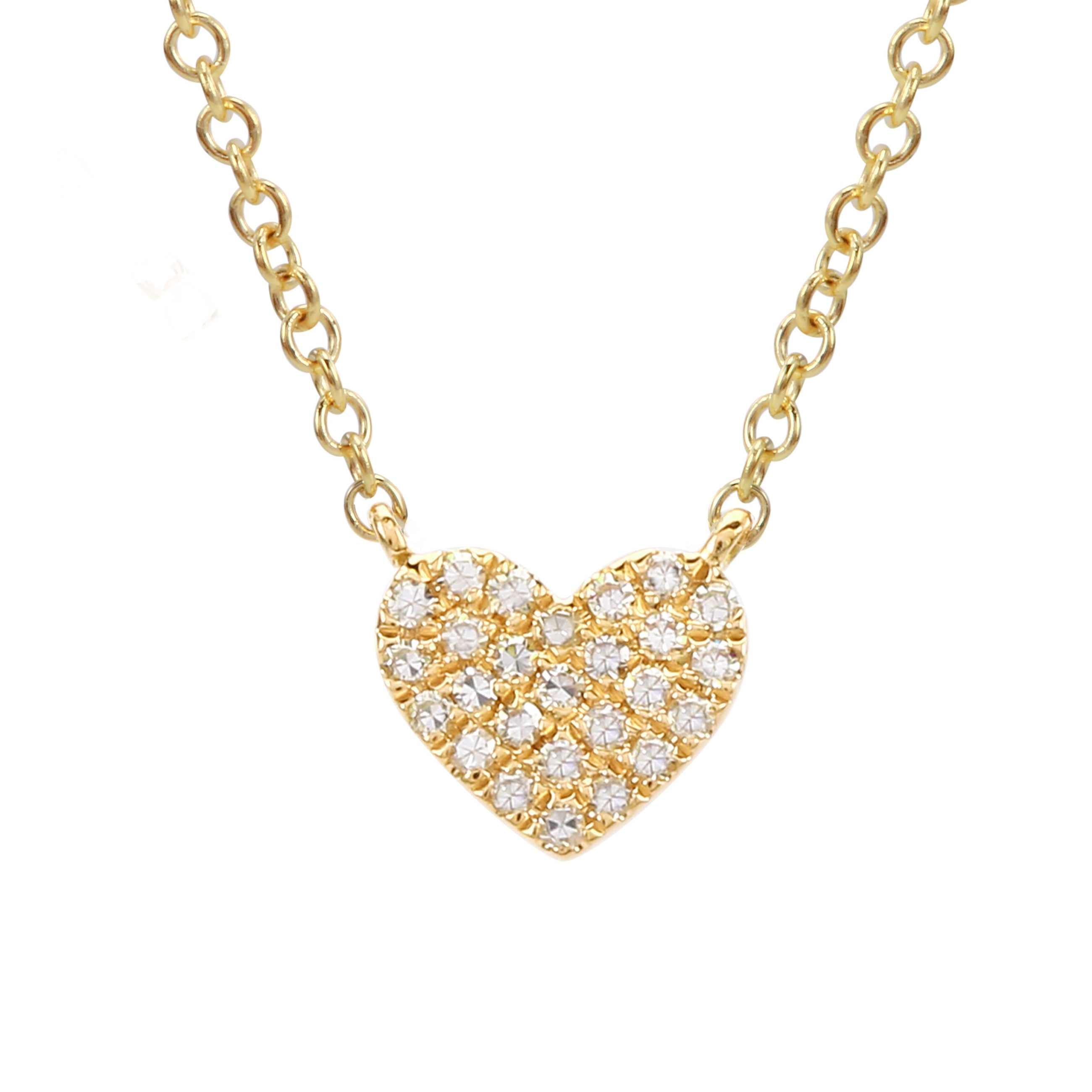 Mini Heart Charm Necklace.