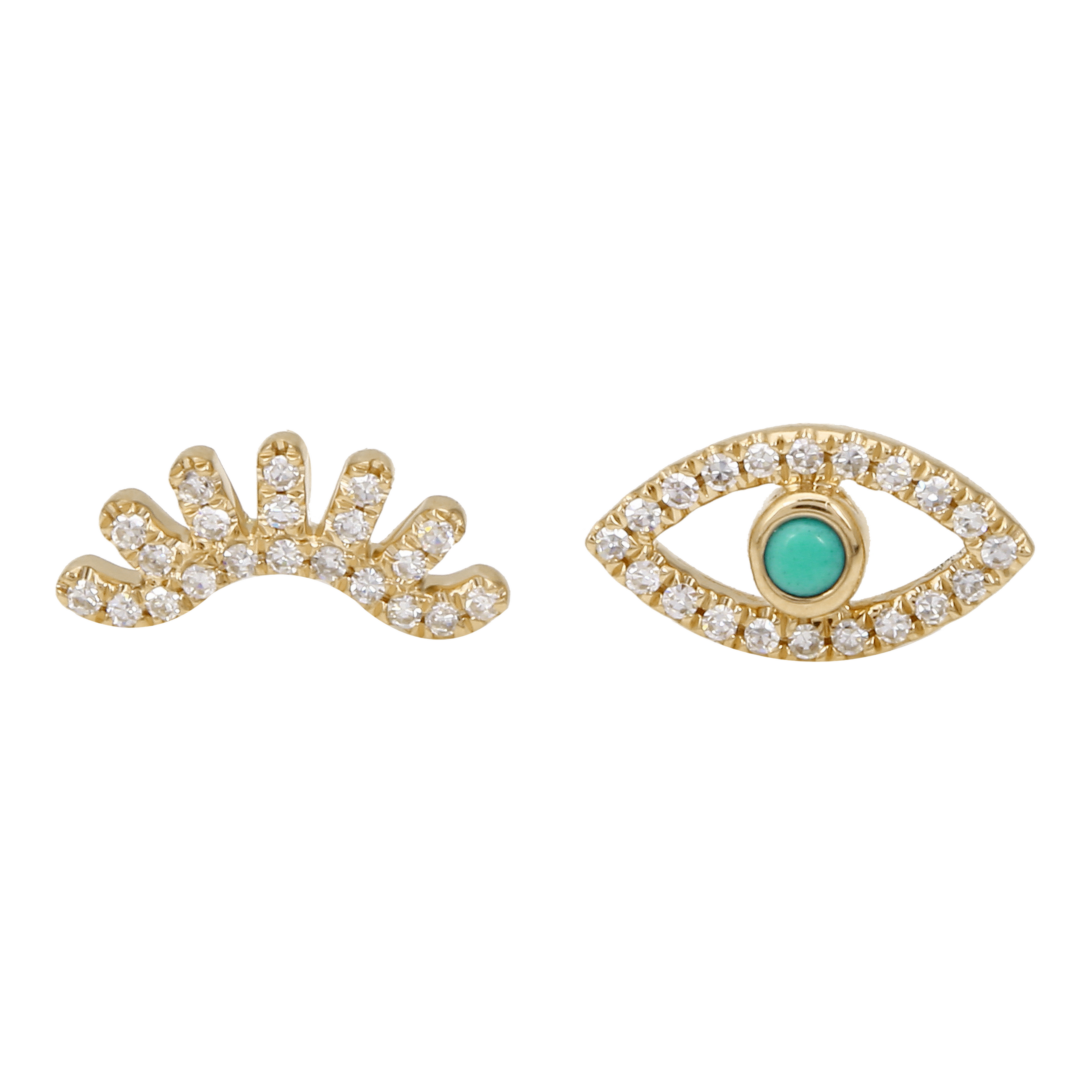 Eye Lash Wink Studs.