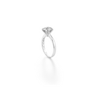 1.02 Carat Lab Grown Ideal Round Brilliant Solitaire Engagement Ring (E Color, VS2 Clarity) IGI Certified - ECOMARK Diamonds