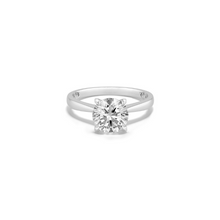 1.02 Carat Lab Grown Ideal Round Brilliant Solitaire Engagement Ring (E Color, VS2 Clarity) IGI Certified - ECOMARK Diamonds