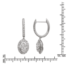 Diamond Drop Hoops.