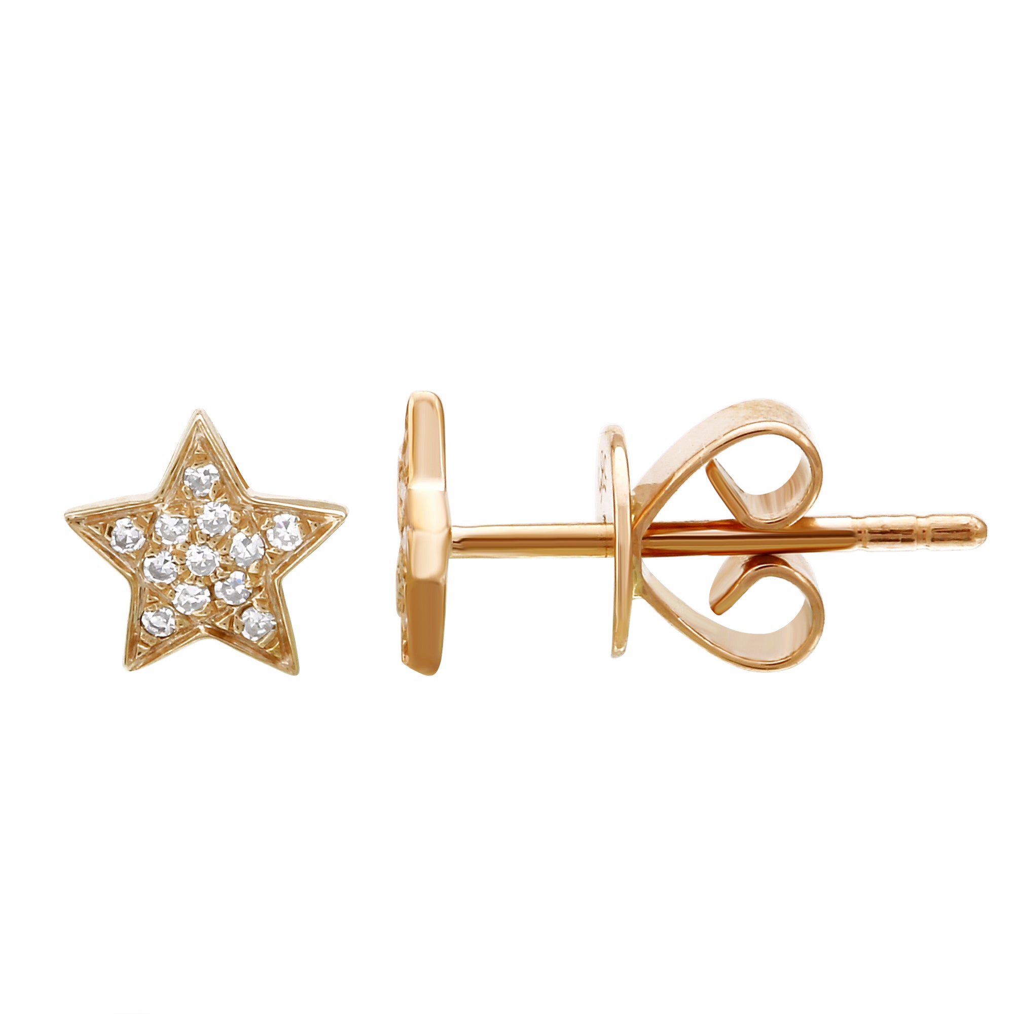 Star Stud Earrings.