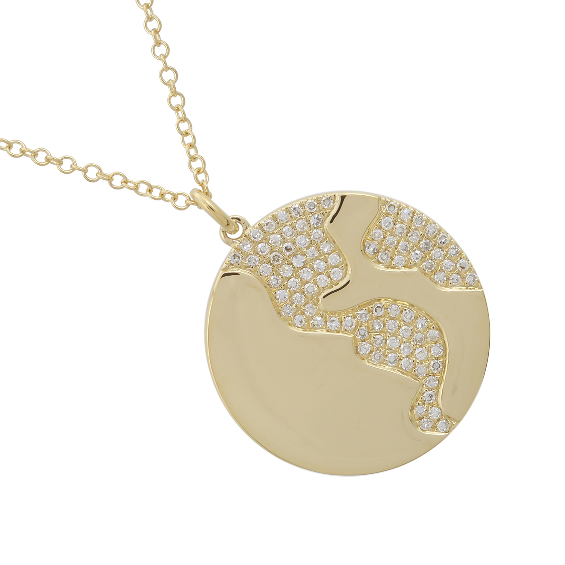 Earth Pendant Necklace.