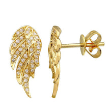 Angel Wing Stud Earrings.