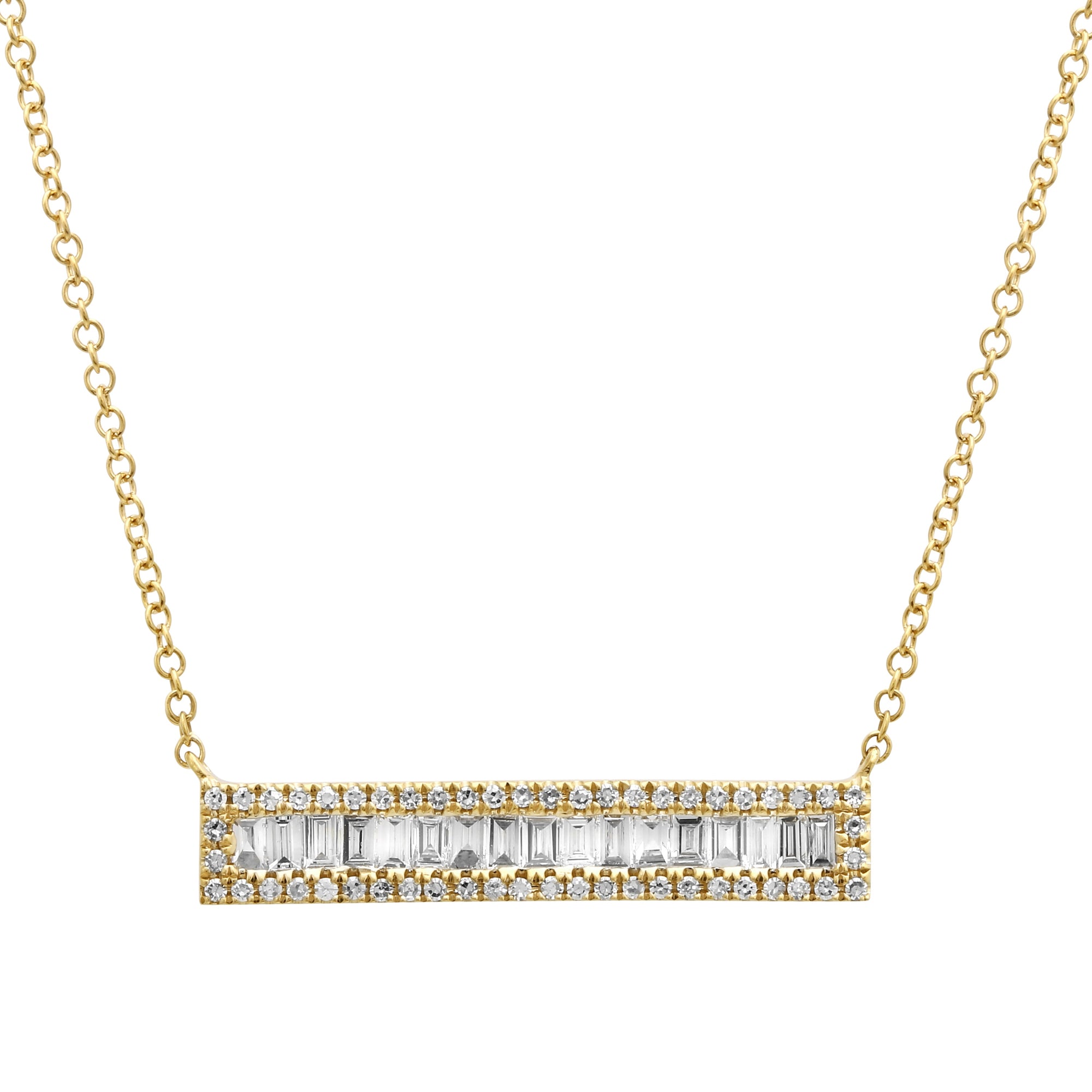 Baguette Bar Pendant.
