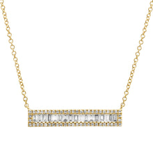 Baguette Bar Pendant.