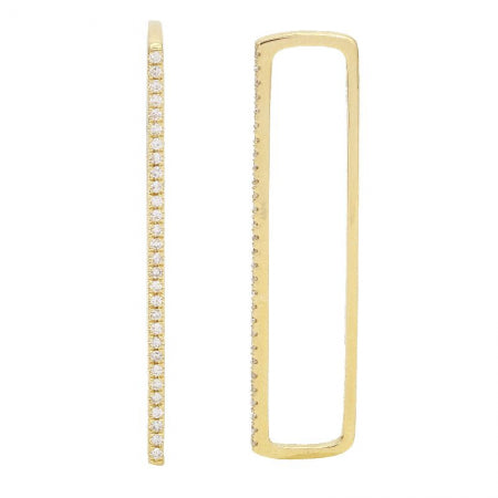 Diamond Single Ear Cage Cuff.